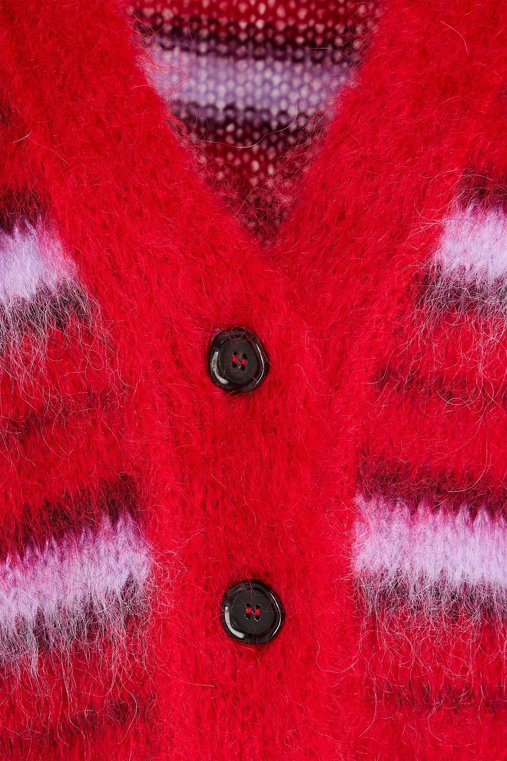MARNI Gestreifter Cardigan aus einer Mohairmischung