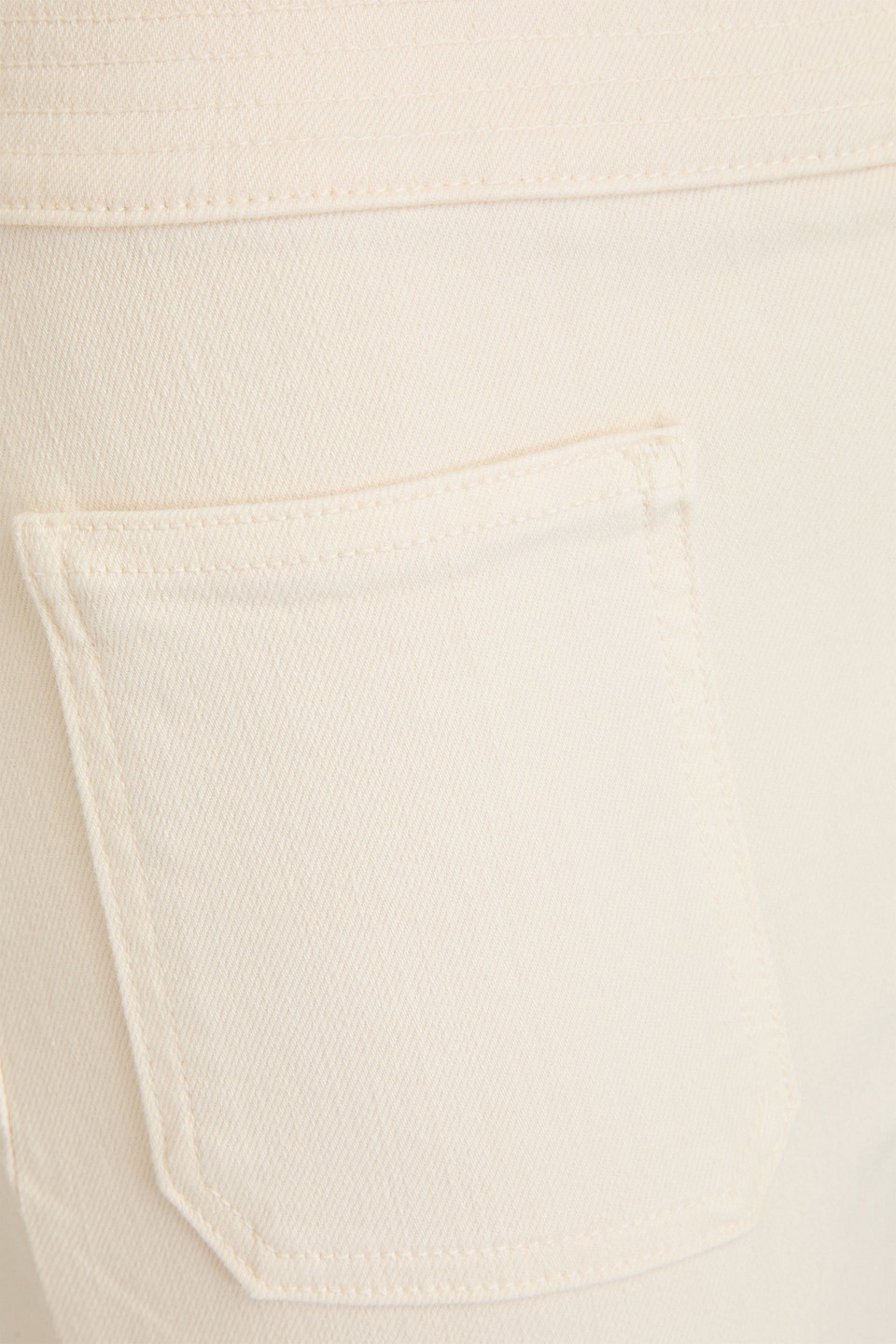 Shop Veronica Beard Beverly High-rise Flared Jeans In Naturfarben