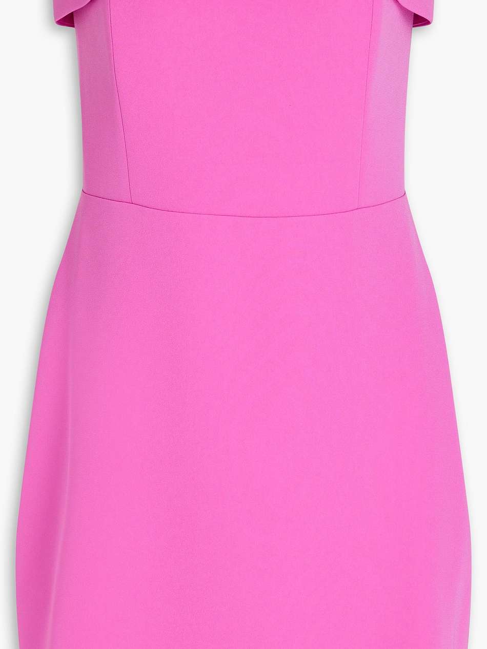 maire strapless crepe mini dress
