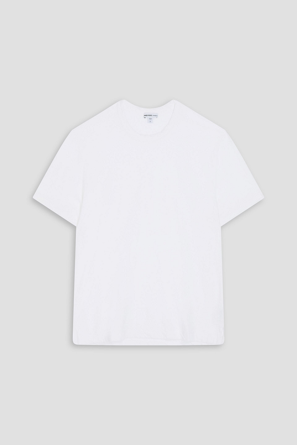 James Perse Slub Cotton-jersey T-shirt In White
