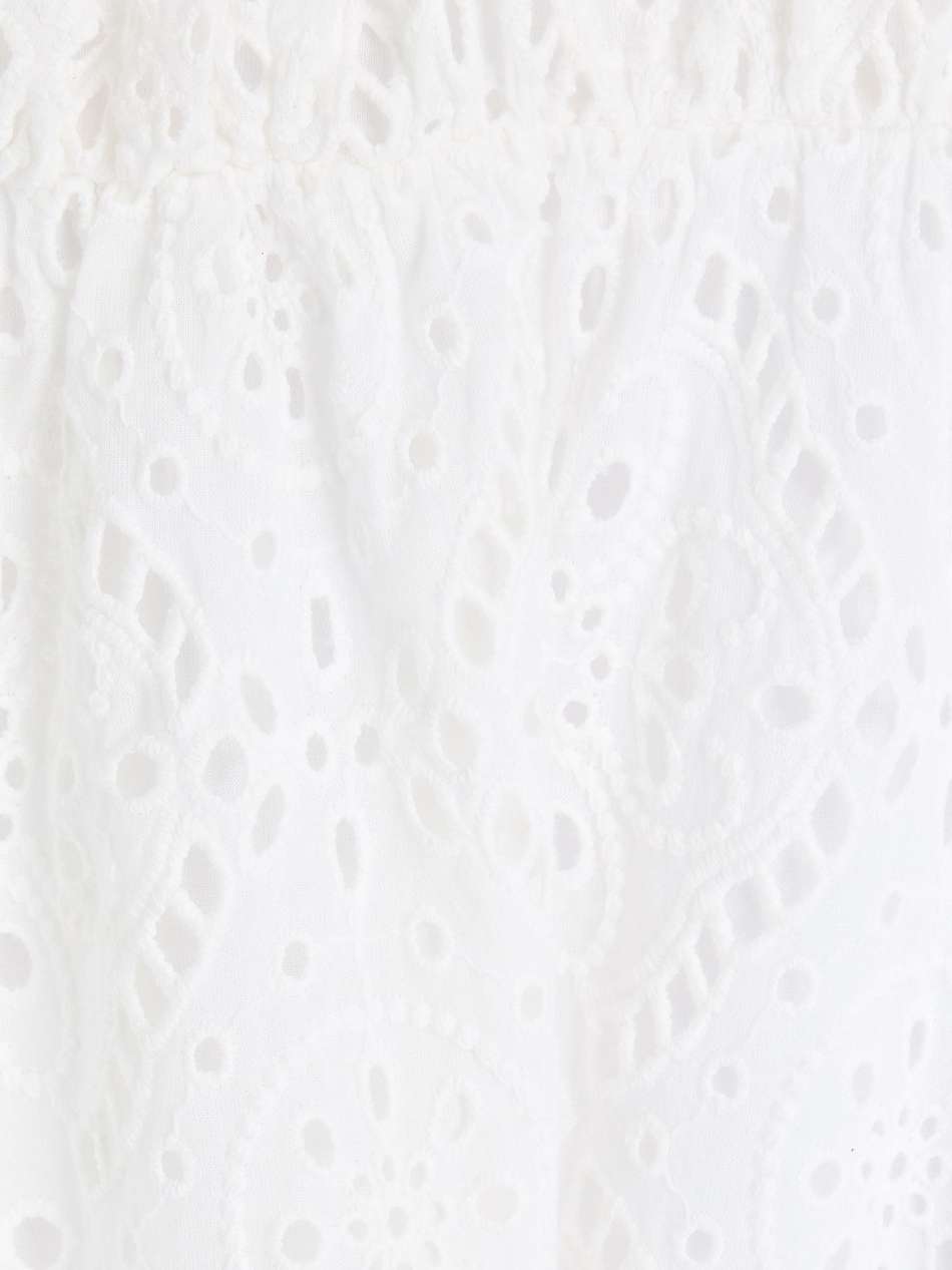 calibra broderie anglaise cotton mini dress