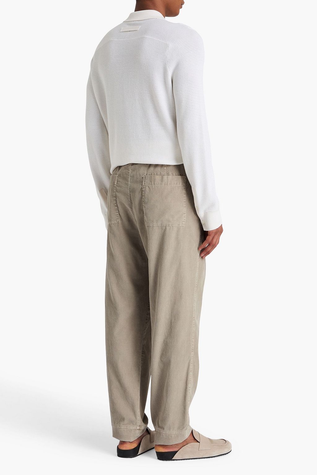 JAMES PERSE بنطال من المخمل المضلّع ومزيج من القطن