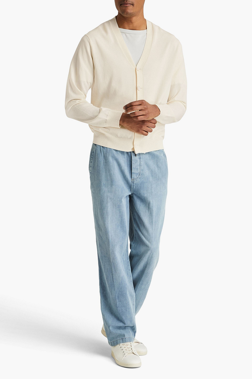  James Perse - Cardigan Aus Einer Baumwollmischung - Weiß - 4 