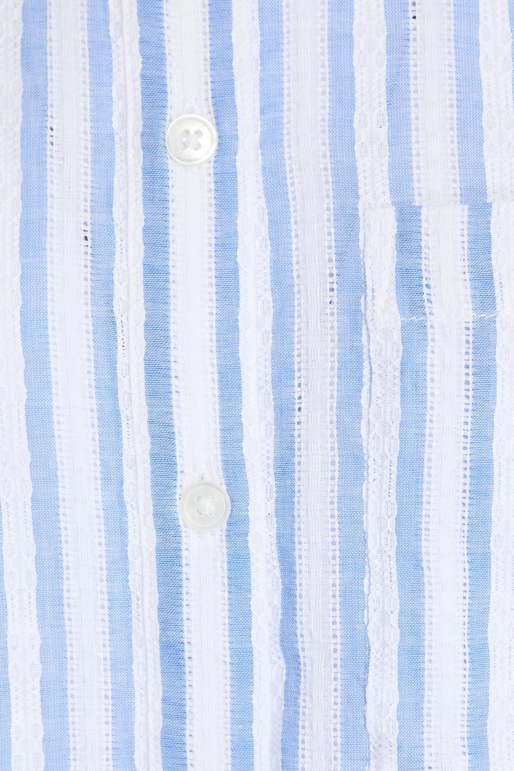 VERONICA BEARD Keiko striped cotton-jacquard shirt