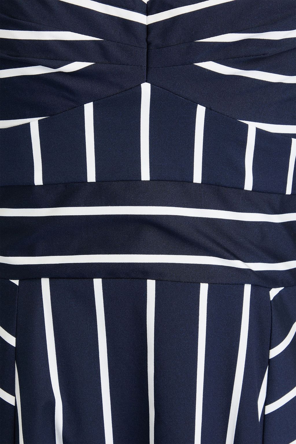 VERONICA BEARD Blige striped cotton-blend poplin midi dress