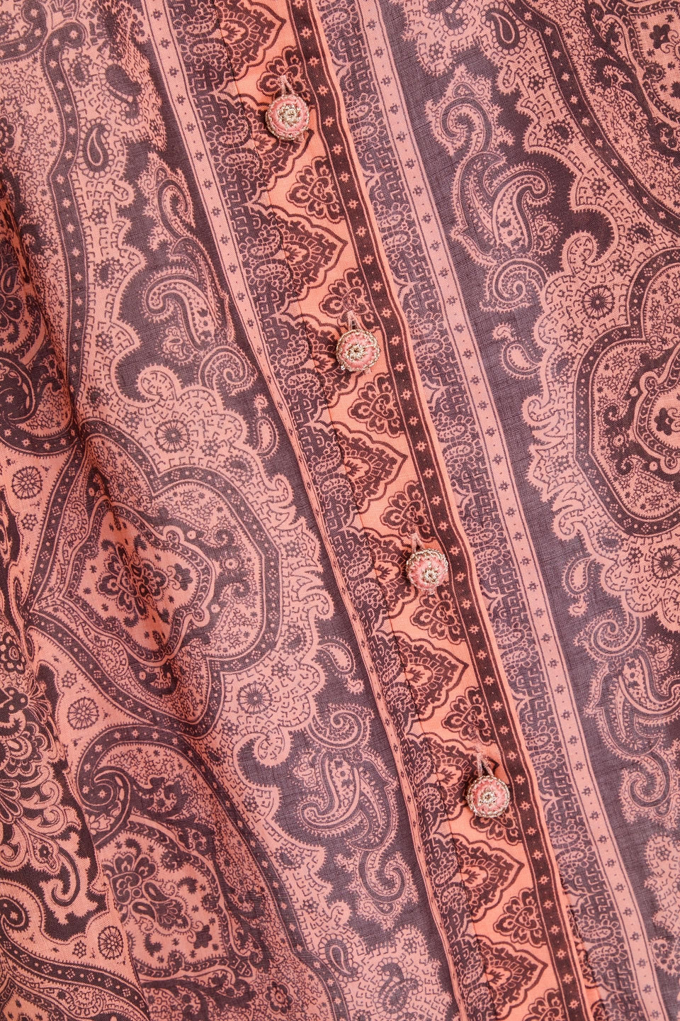 ZIMMERMANN PAISLEY-PRINT RAMIE-GAUZE TUNIC