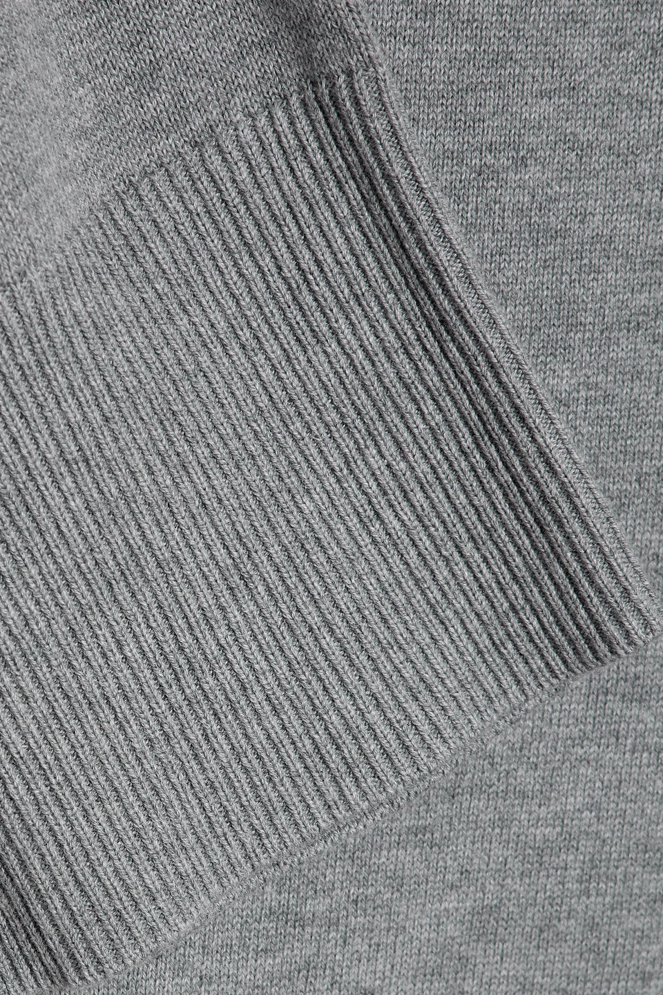 Simkhai Skyla Wrap-effect Cotton And Cashmere-blend Midi Dress In Gray