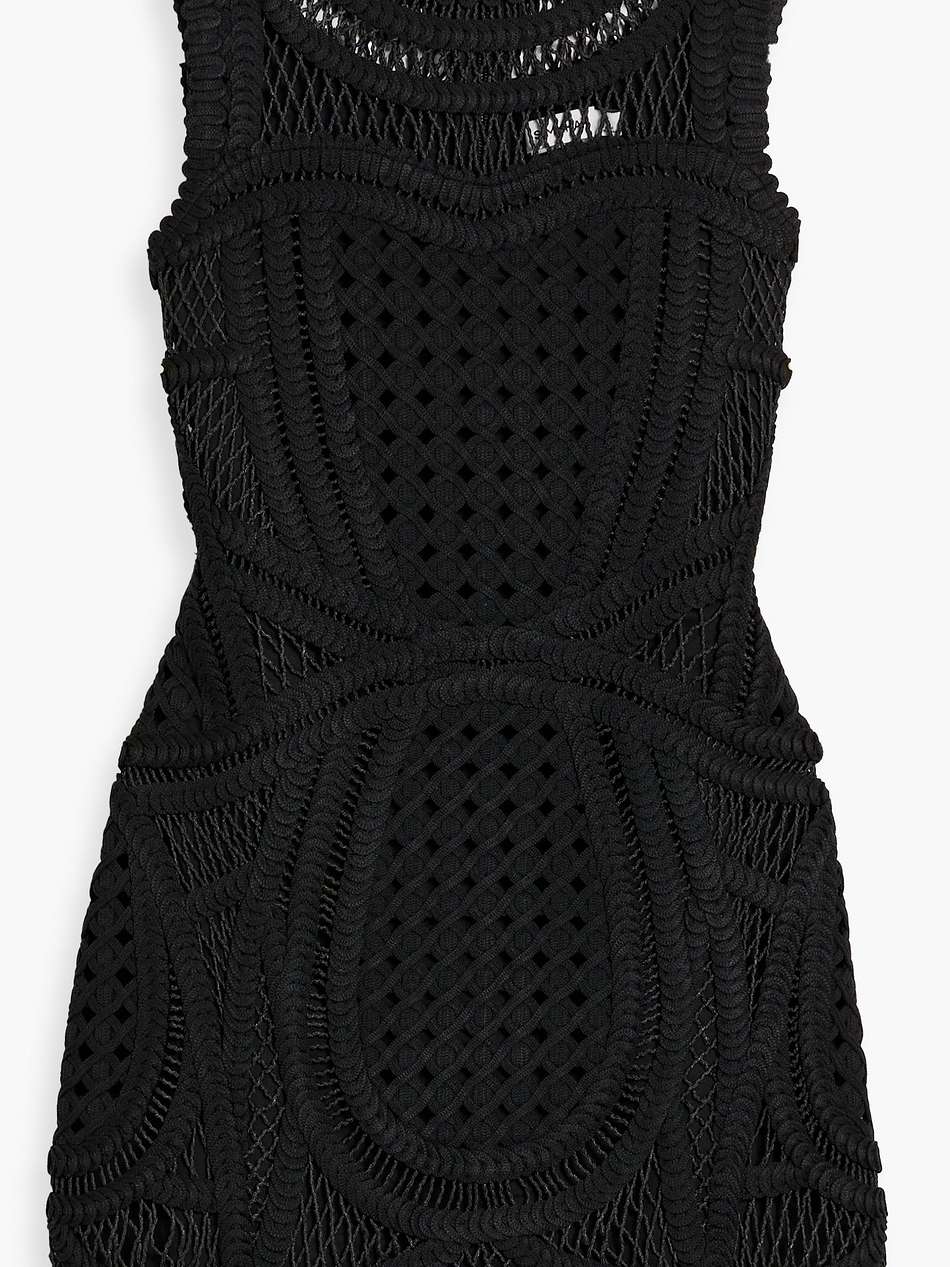 coen crochet mini dress