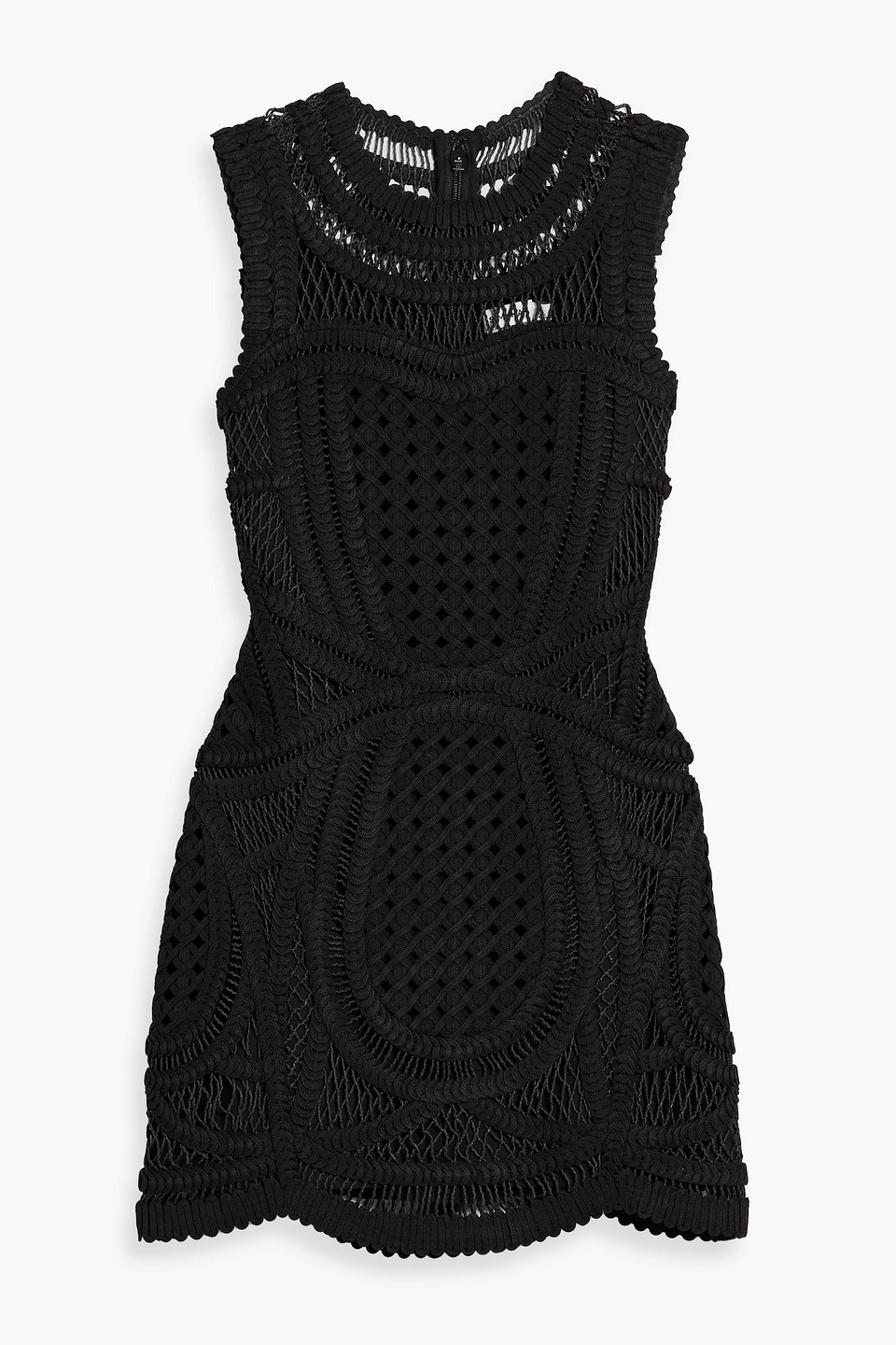 Simkhai Coen Crochet Mini Dress In Black