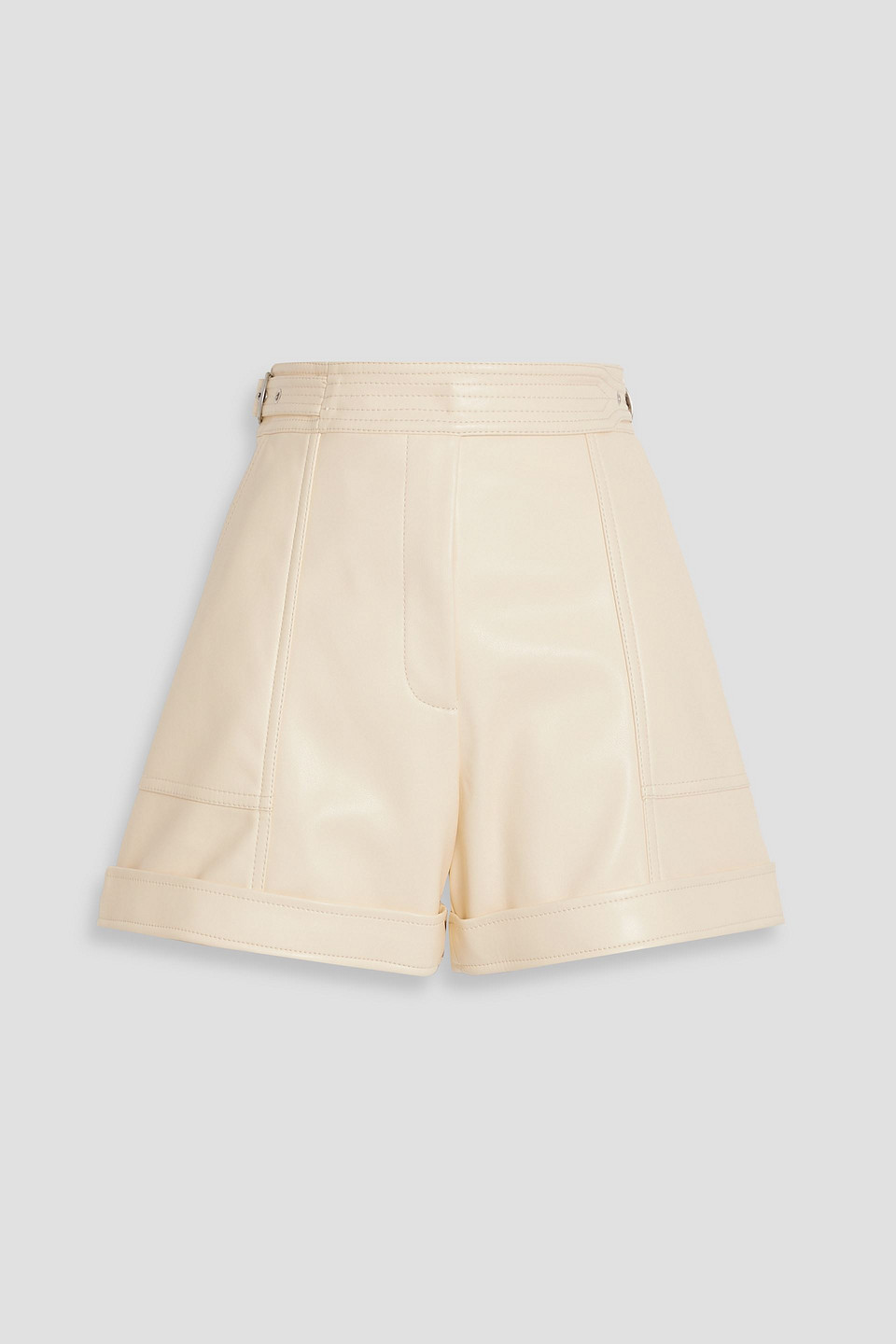 Simkhai Mari Buckle-detailed Shorts In White