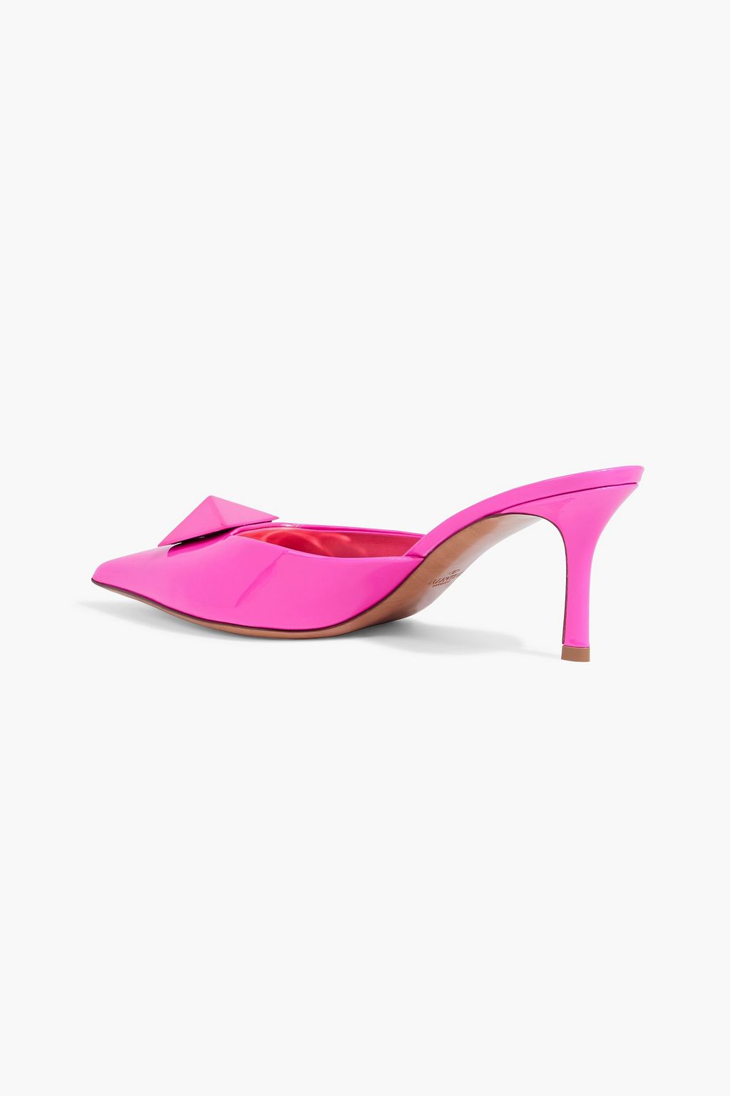 VALENTINO GARAVANI One Stud patent-leather mules