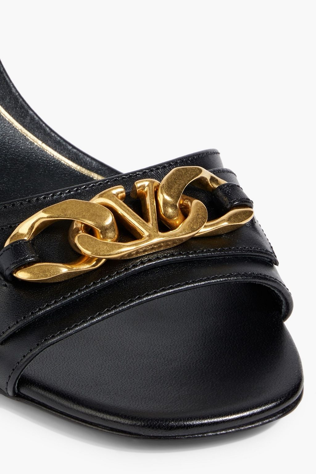 VALENTINO GARAVANI VLOGO Chain leather sandals