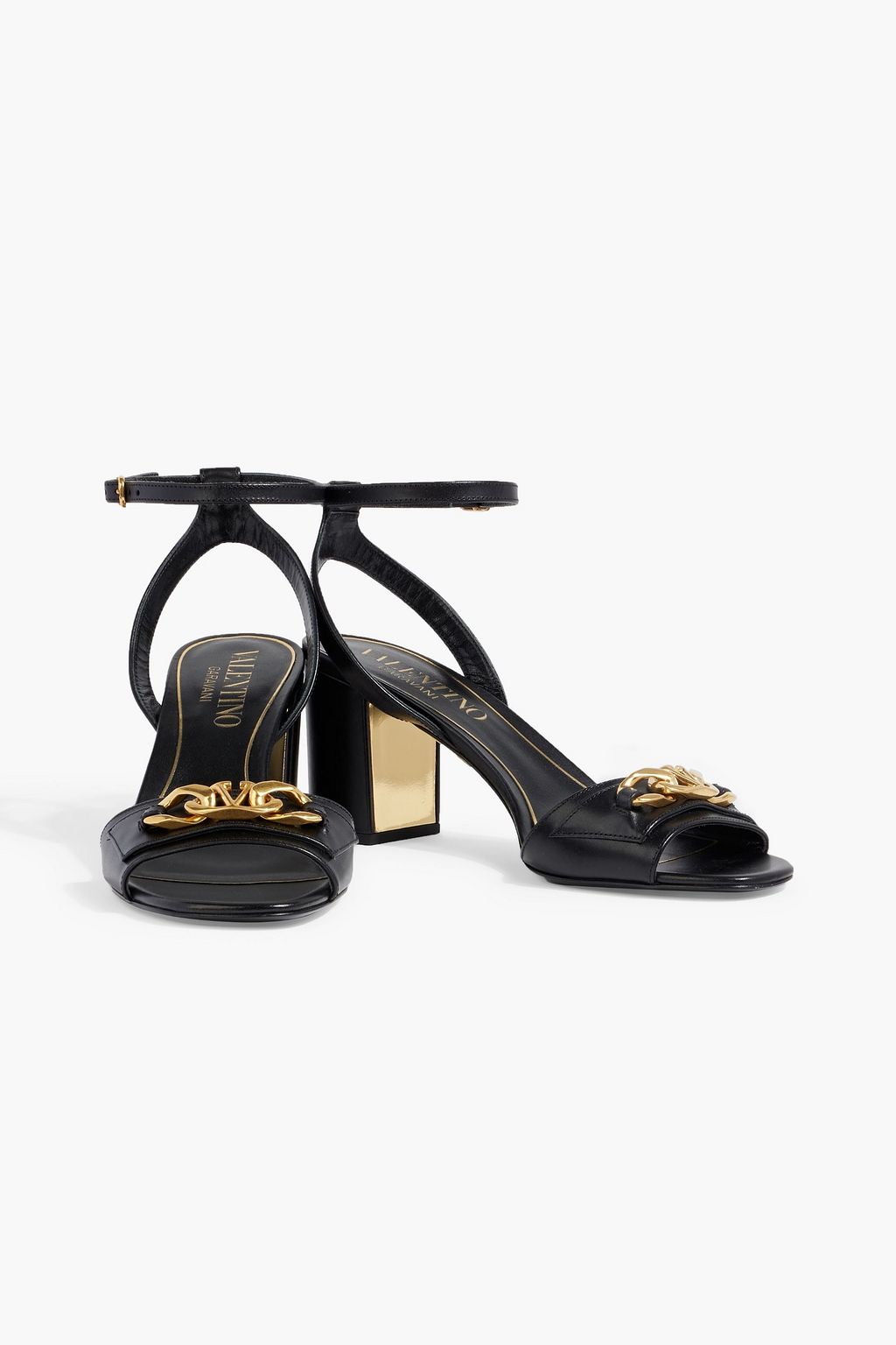 VALENTINO GARAVANI VLOGO Chain leather sandals