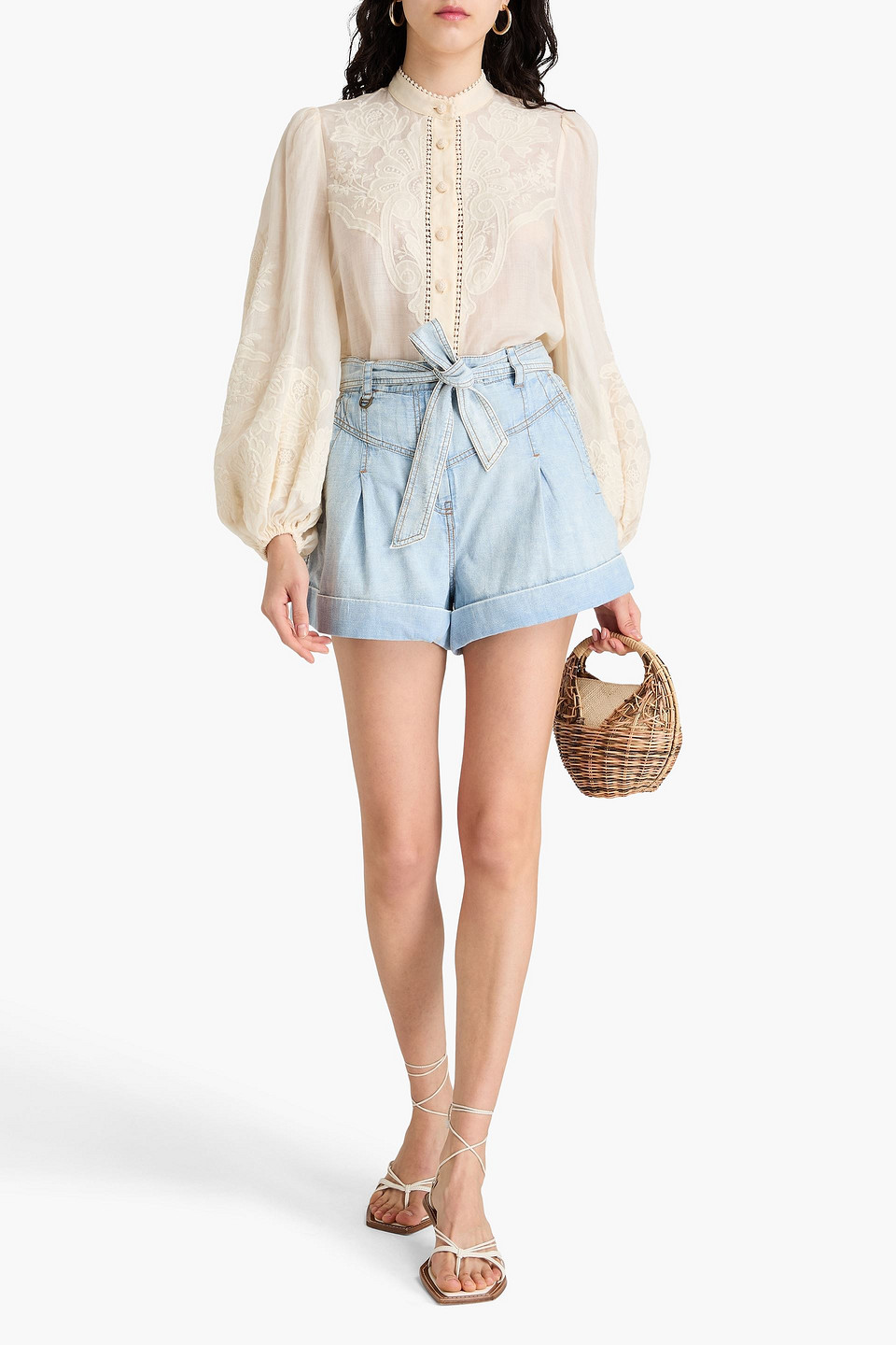  Zimmermann - Denim Shorts - Blue - 00 