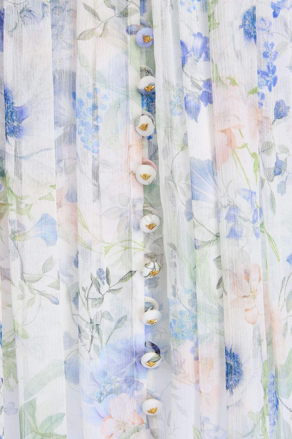 ZIMMERMANN Floral-print crepon blouse