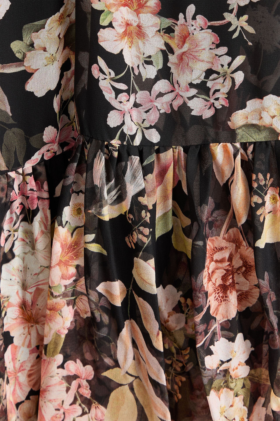 ZIMMERMANN FLORAL-PRINT GEORGETTE MINI DRESS