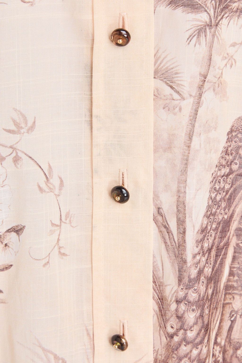 ZIMMERMANN Waverly Hemd aus Baumwolle mit floralem Print