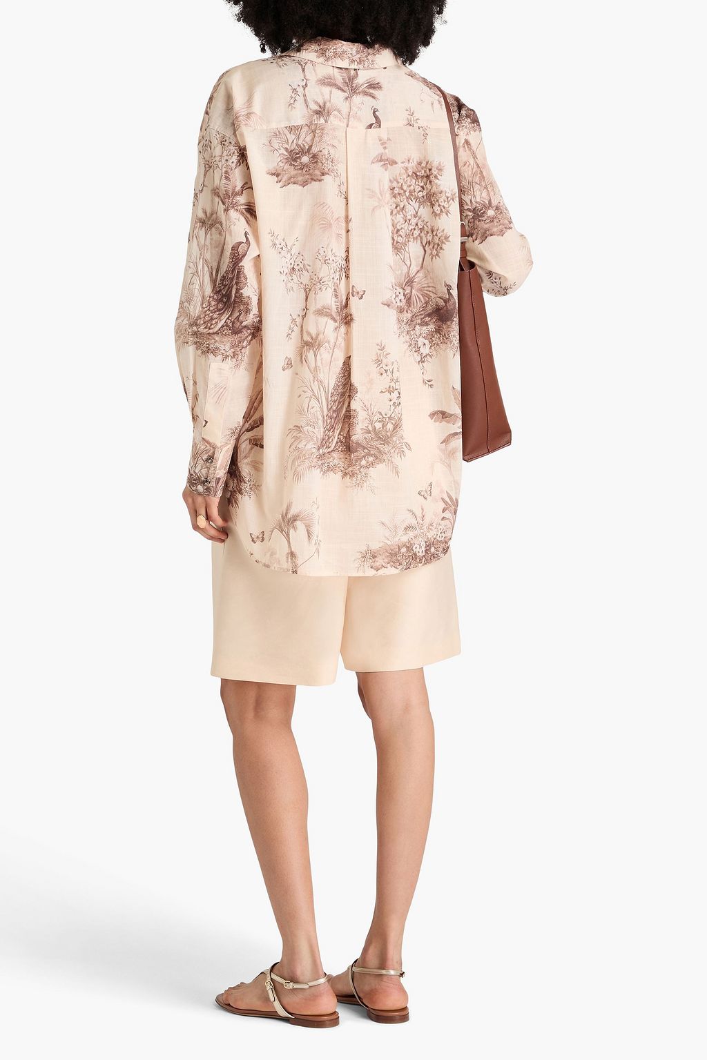 ZIMMERMANN Waverly Hemd aus Baumwolle mit floralem Print