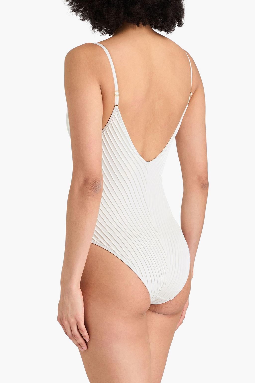 ZIMMERMANN Pintucked swimsuit