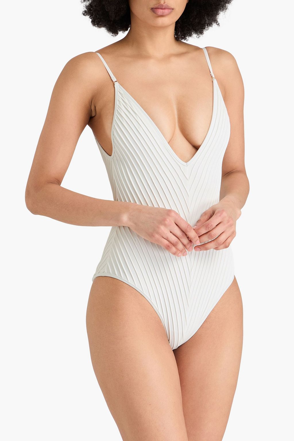 ZIMMERMANN Pintucked swimsuit