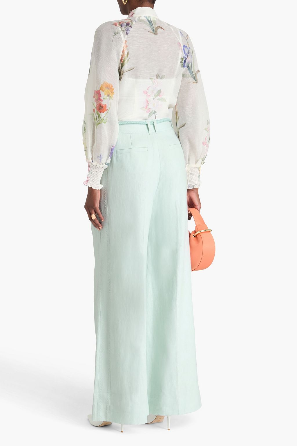 ZIMMERMANN Linen wide-leg pants