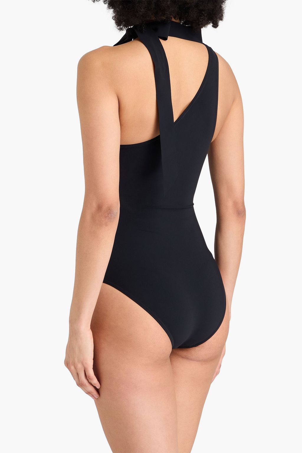 ZIMMERMANN One-shoulder floral-appliquéd swimsuit