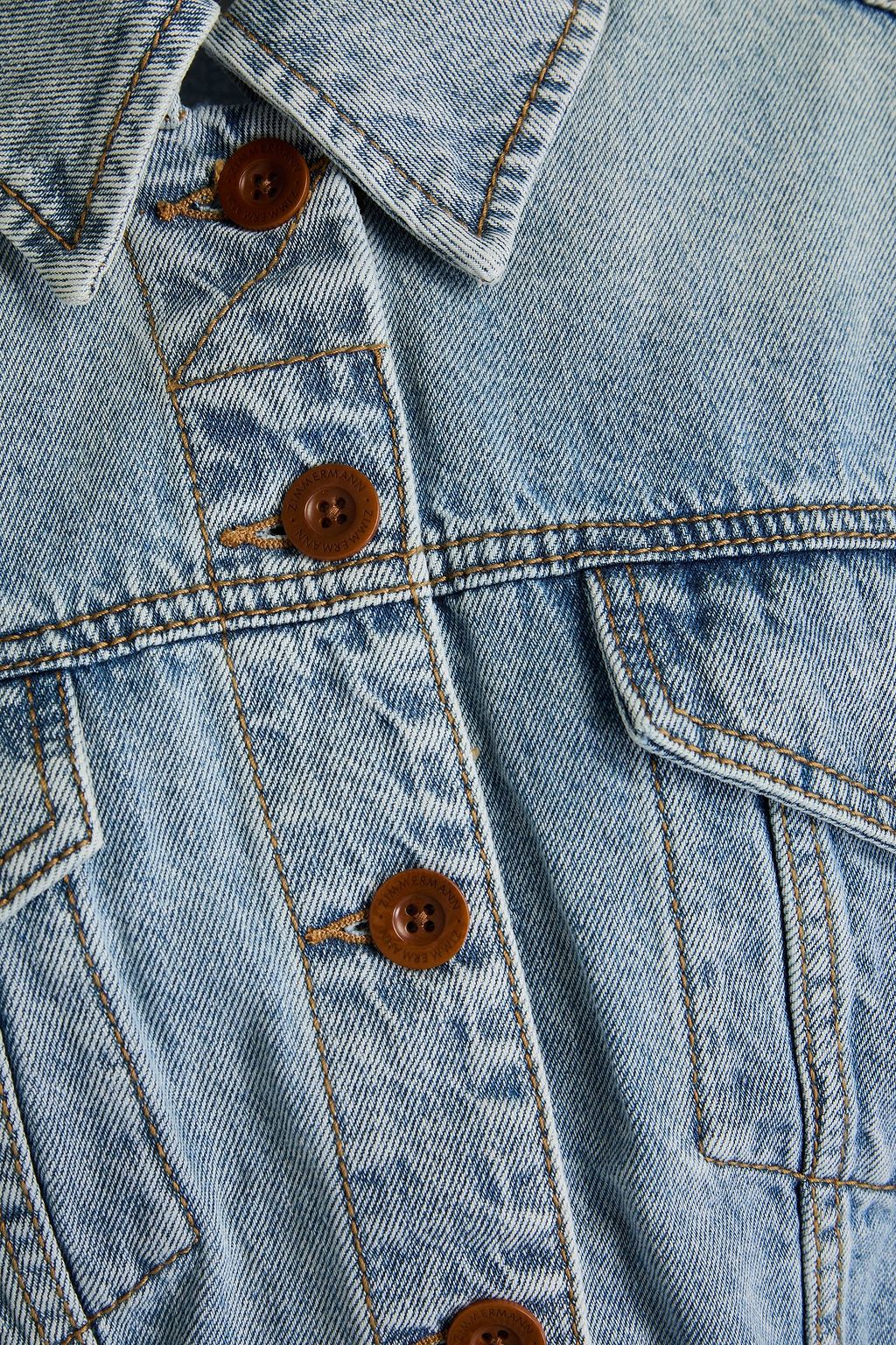 ZIMMERMANN Cropped denim jacket