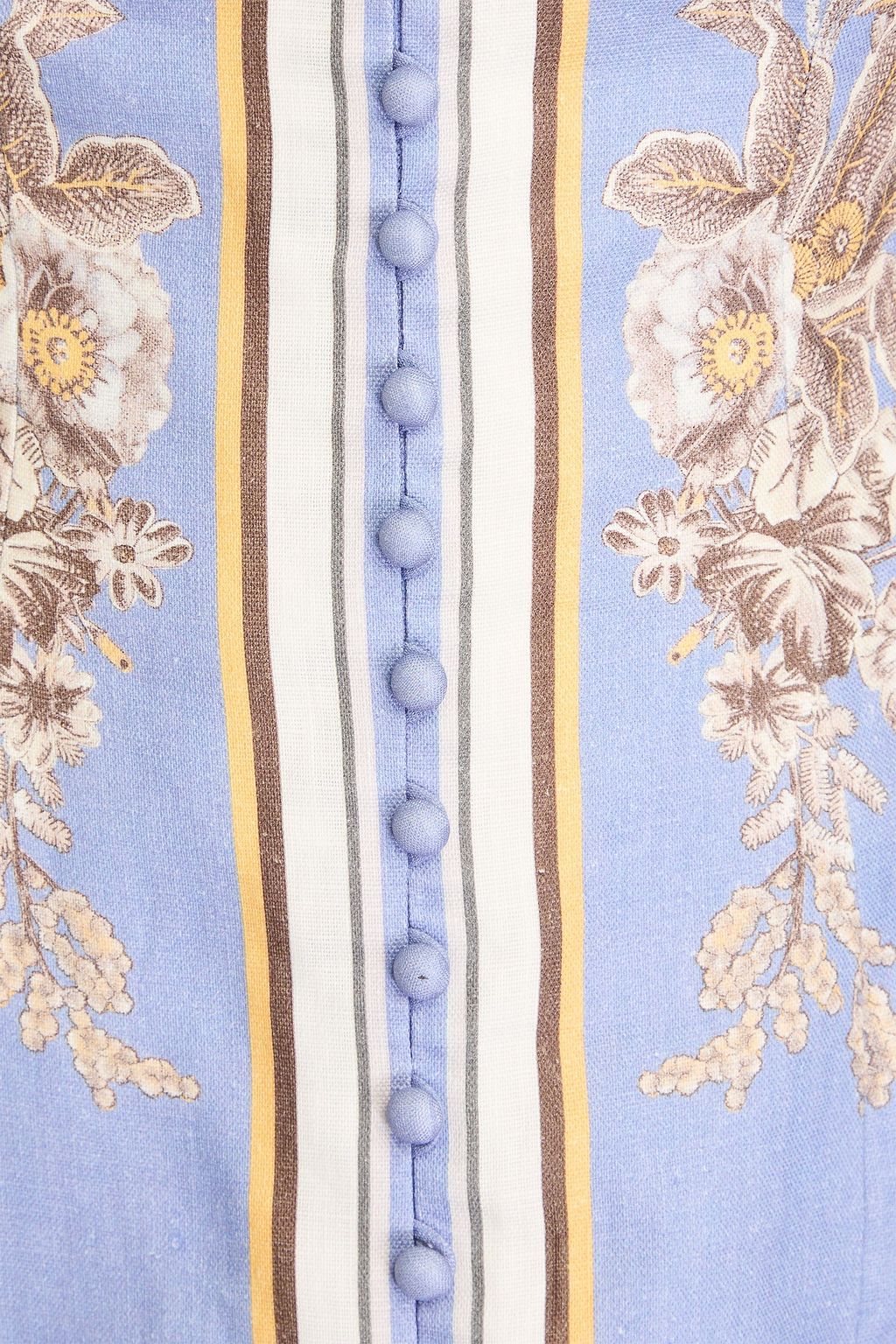 ZIMMERMANN Floral-print linen maxi dress