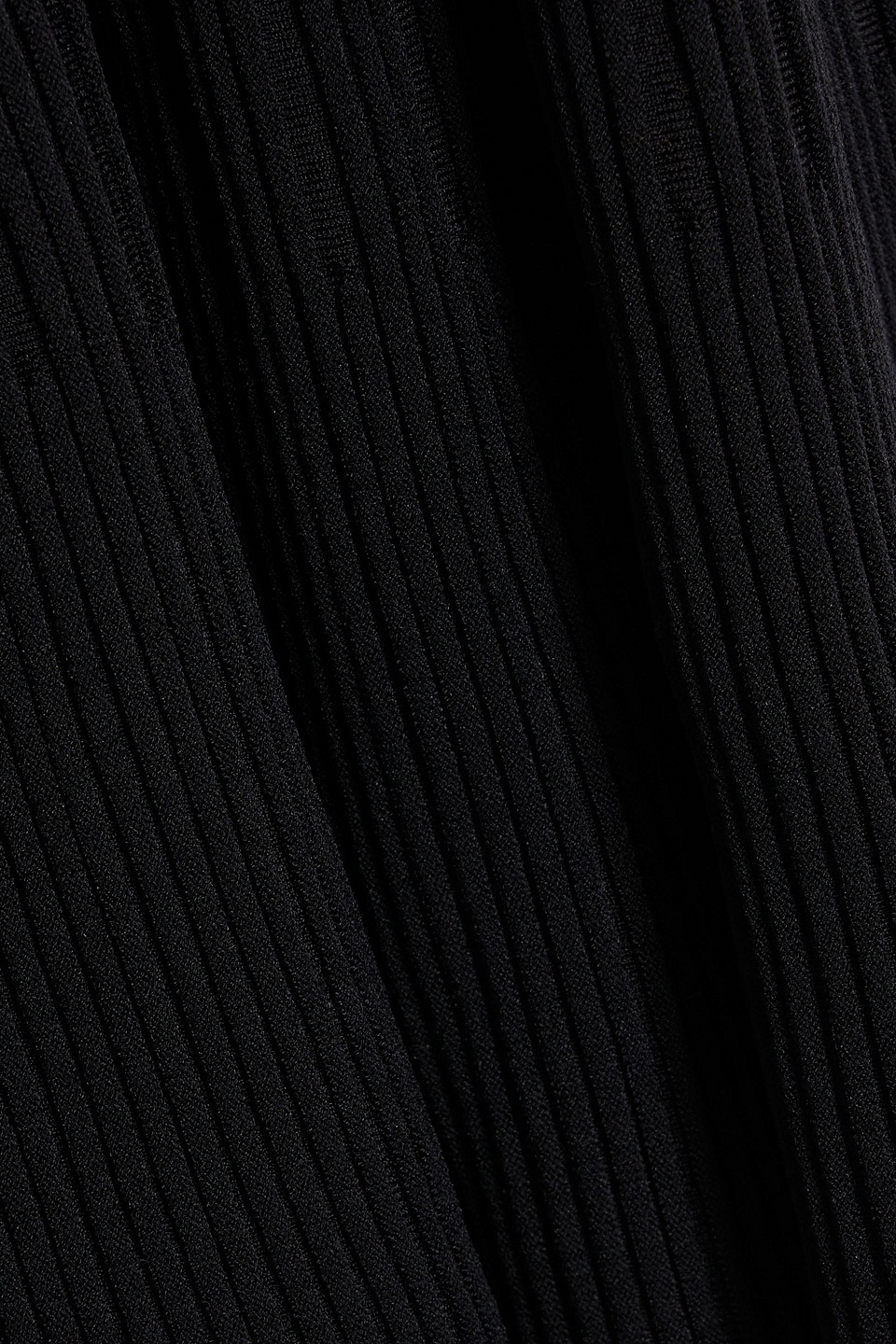 Simkhai Iiaria Ribbed-knit Mini Dress In Black