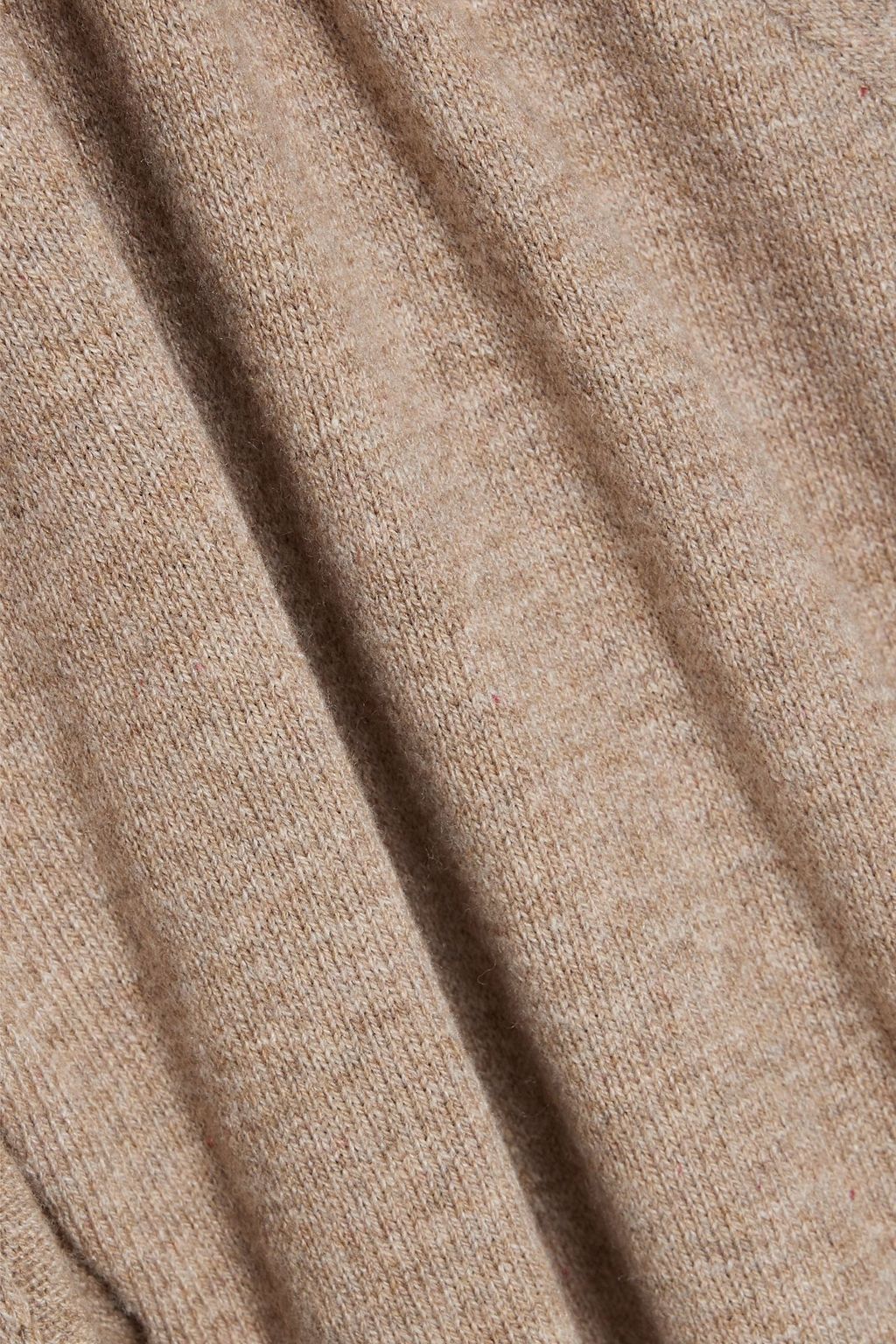 SIMKHAI Skyla wrap-effect knitted midi dress