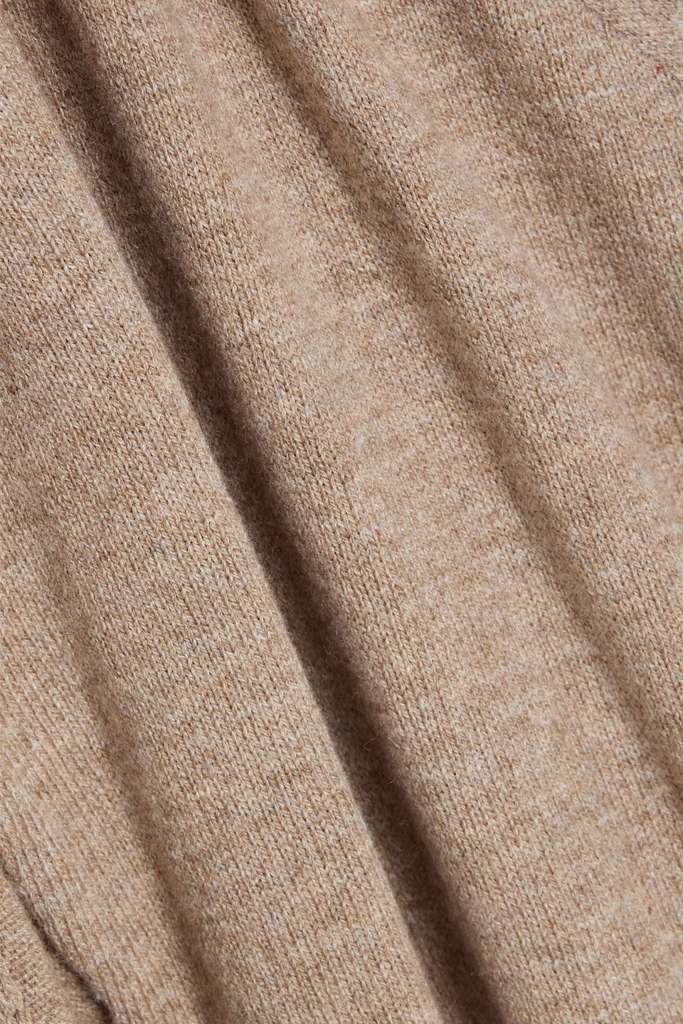 Simkhai Skyla Wrap-effect Knitted Midi Dress In Brown