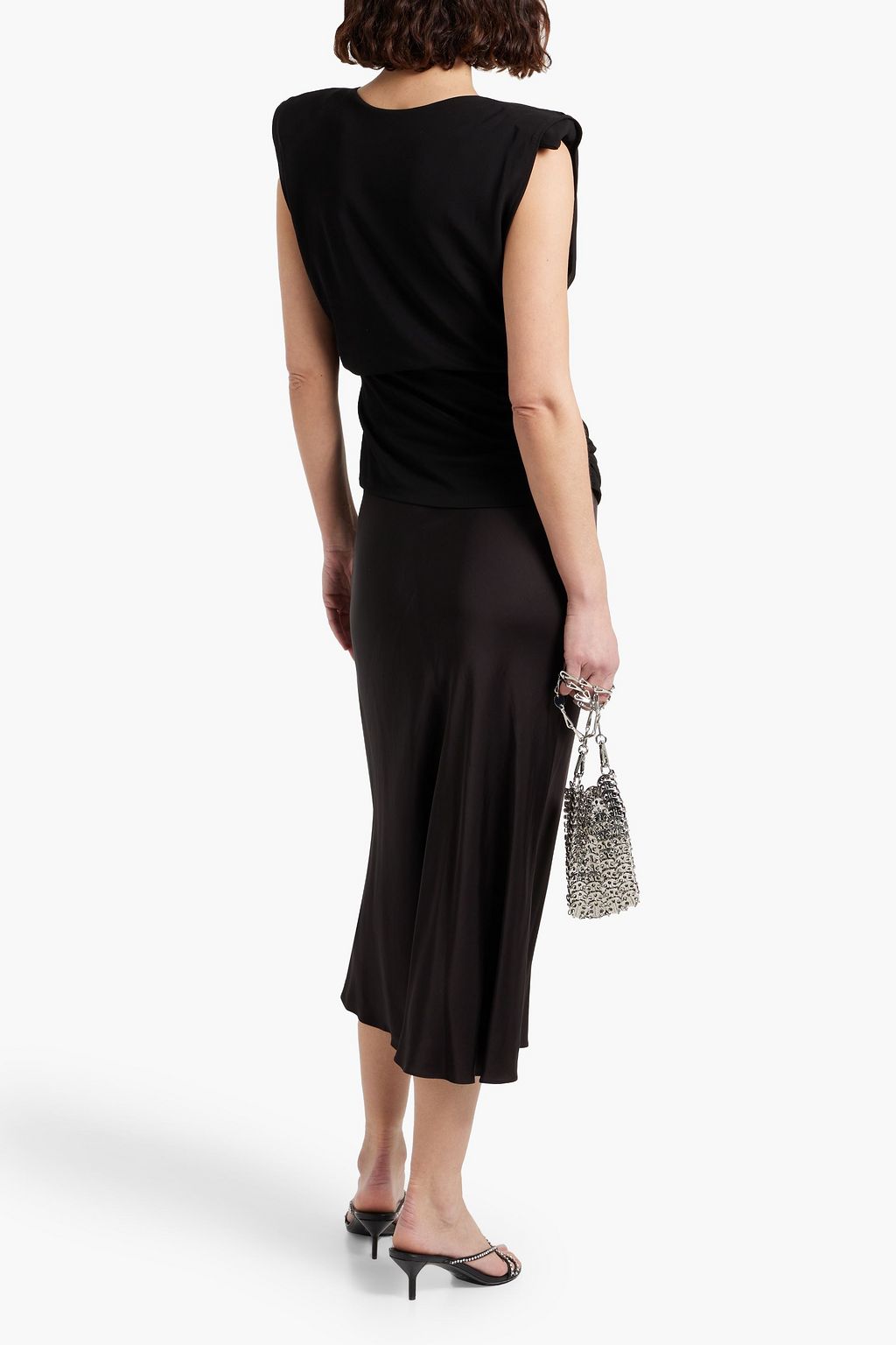 SIMKHAI Daton ruched stretch-jersey top