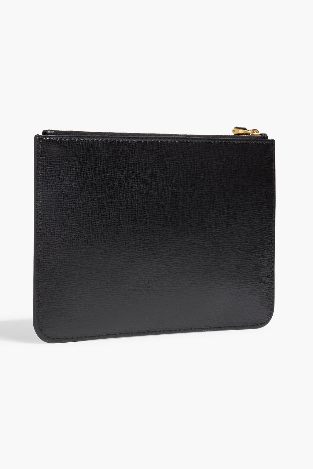VALENTINO GARAVANI Rockstud textured-leather pouch