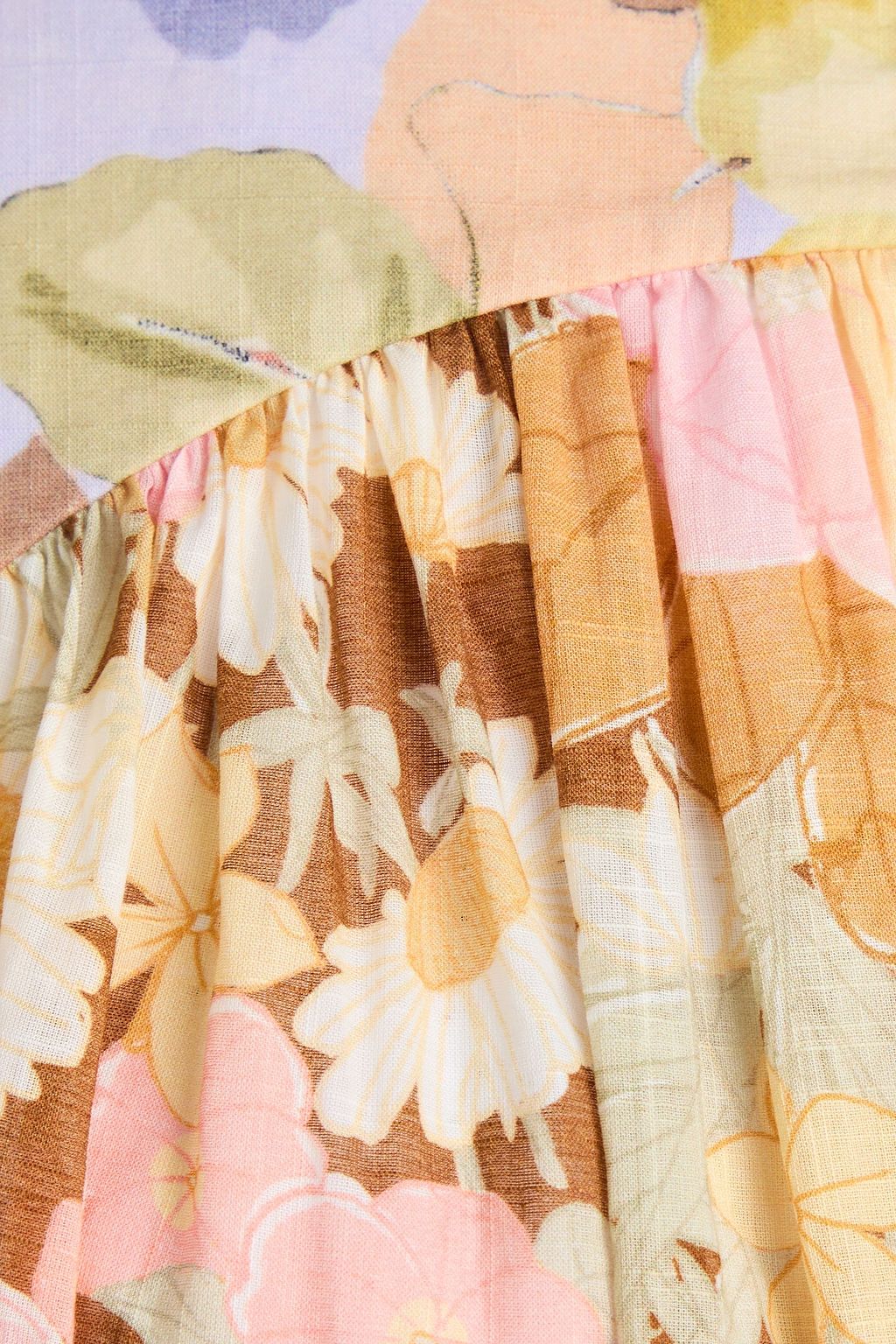 ZIMMERMANN Maxikleid aus Baumwolle mit Blumenprint