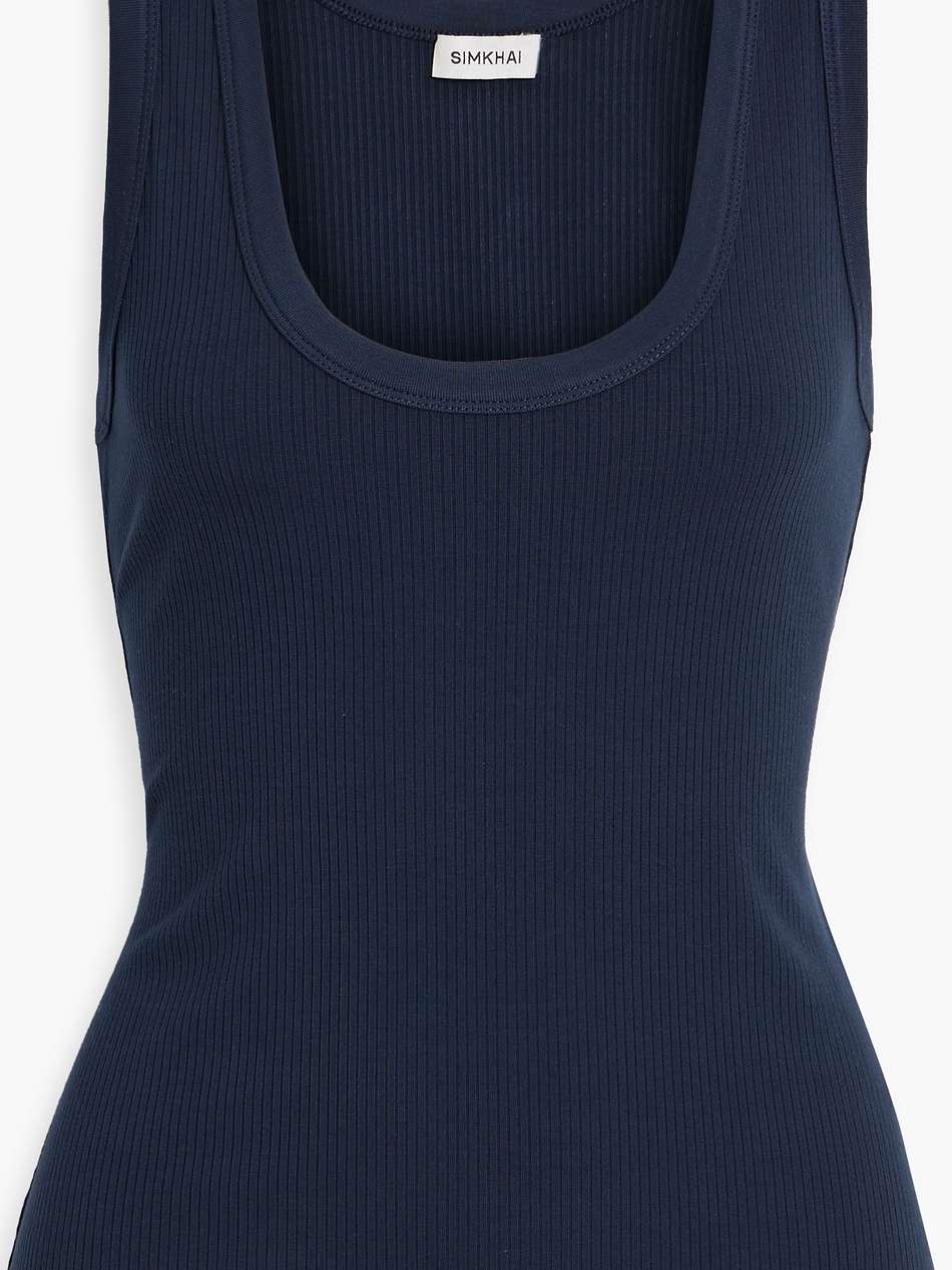 abena ribbed jersey tank