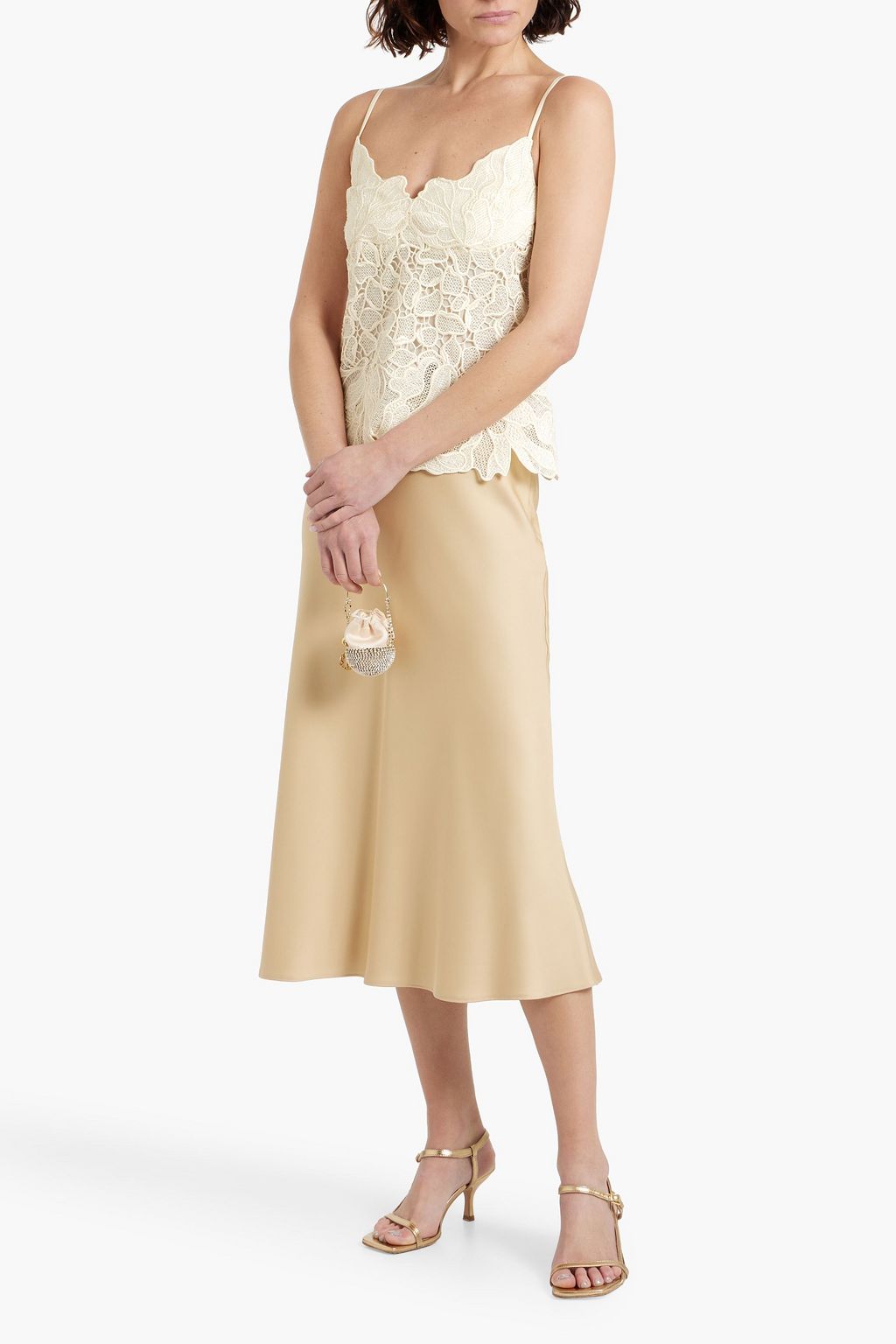 SIMKHAI Eliana guipure lace camisole