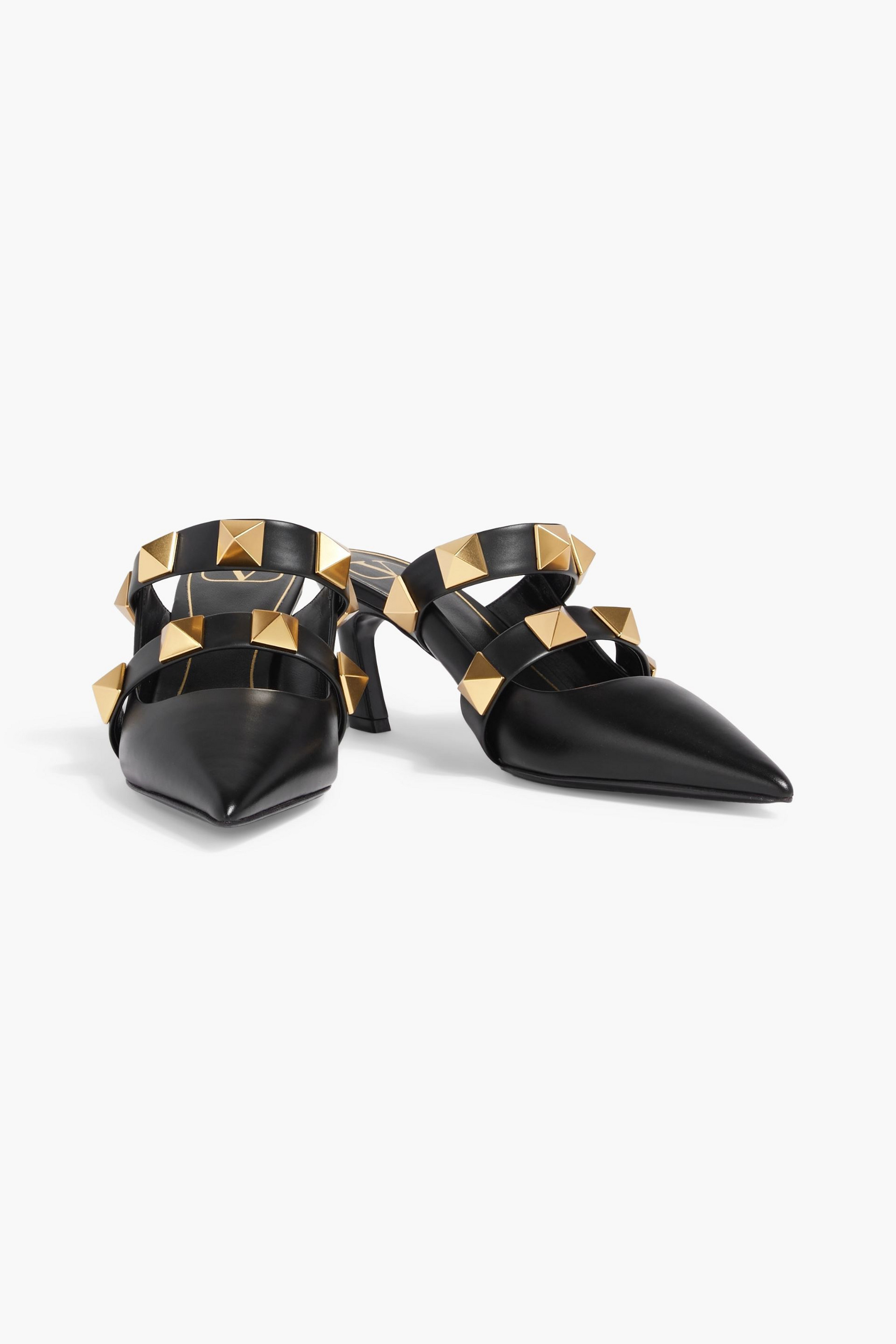 Valentino Garavani Roman Stud leather mules thumbnail