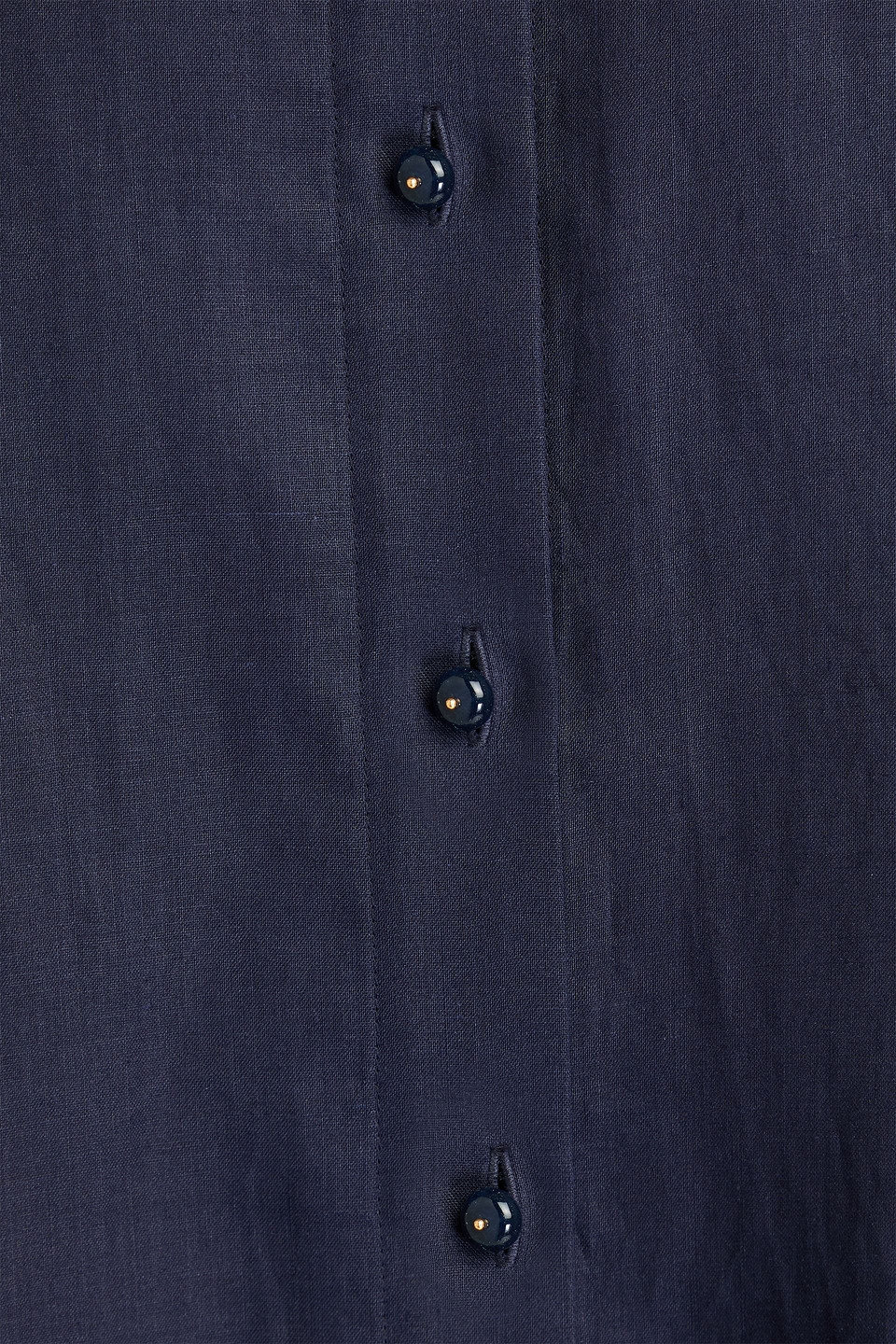 Zimmermann Ramie Shirt In Navy