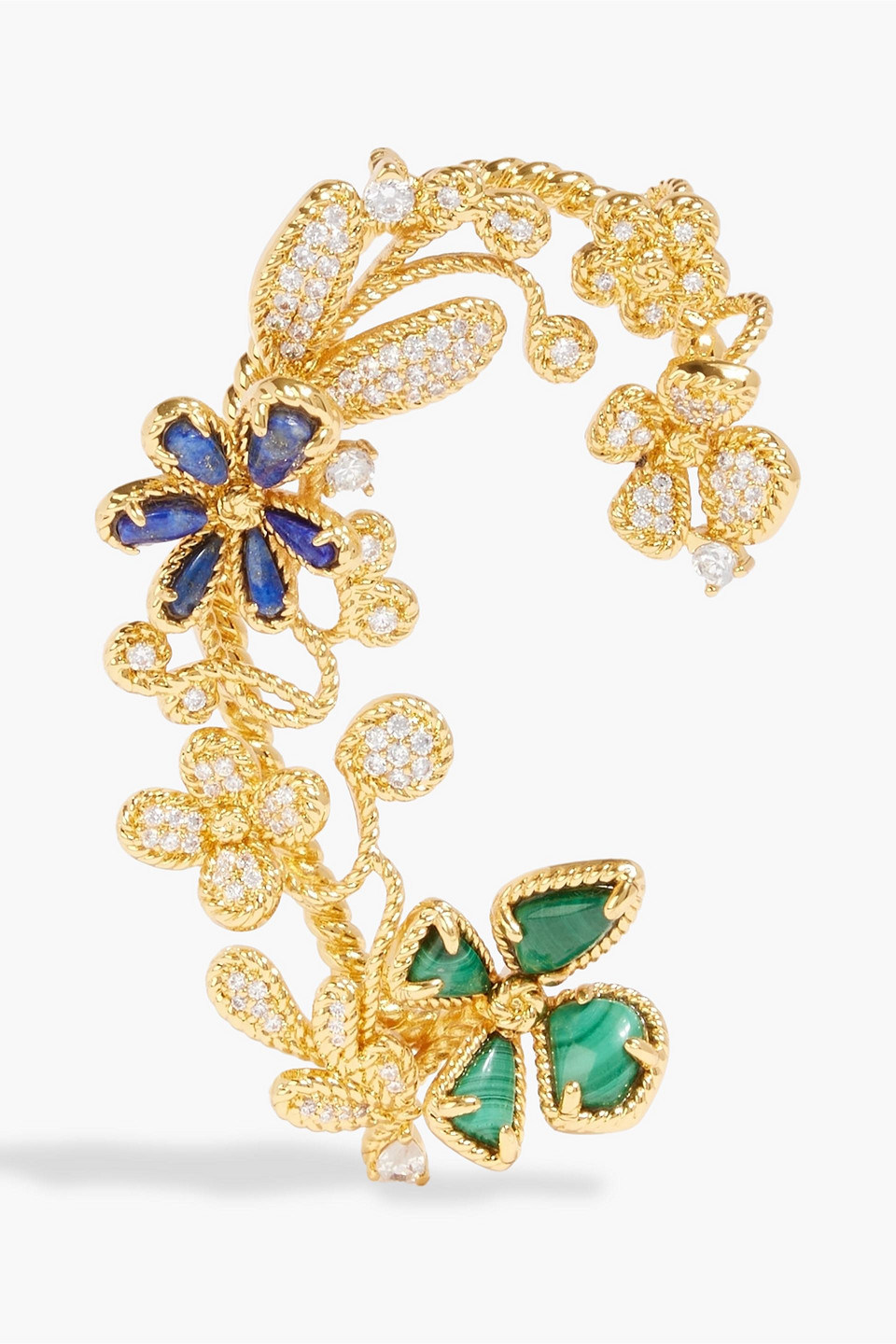 Zimmermann Gold-tone, Crystal And Stone Ear Cuff