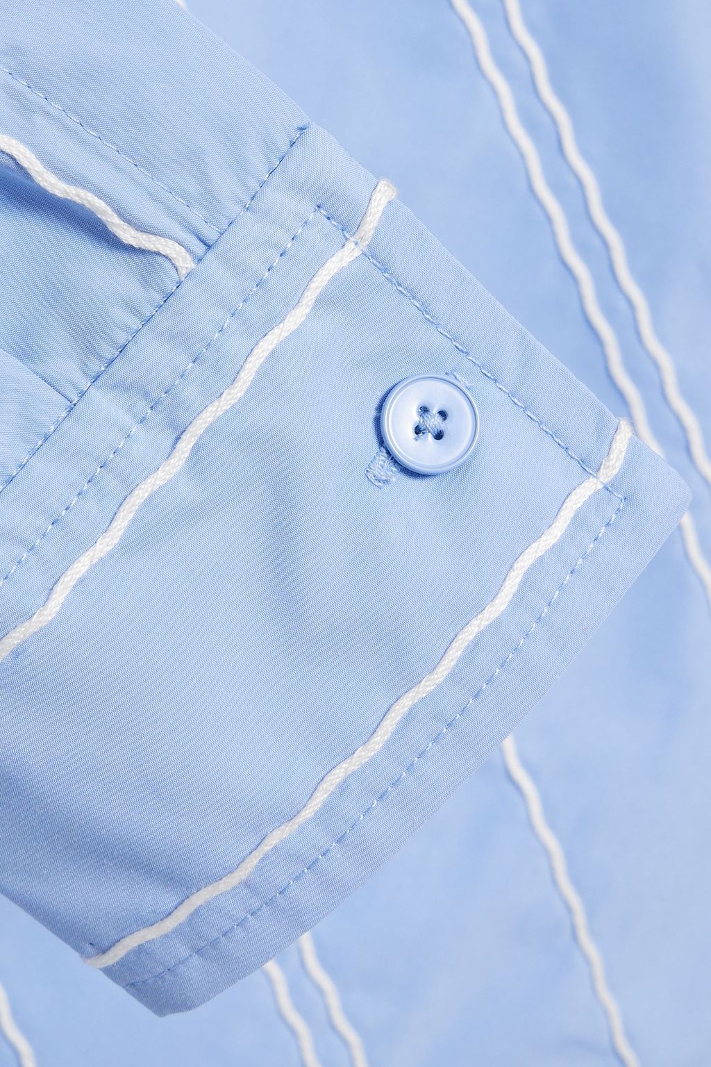 3.1 PHILLIP LIM Embroidered cotton-blend poplin shirt