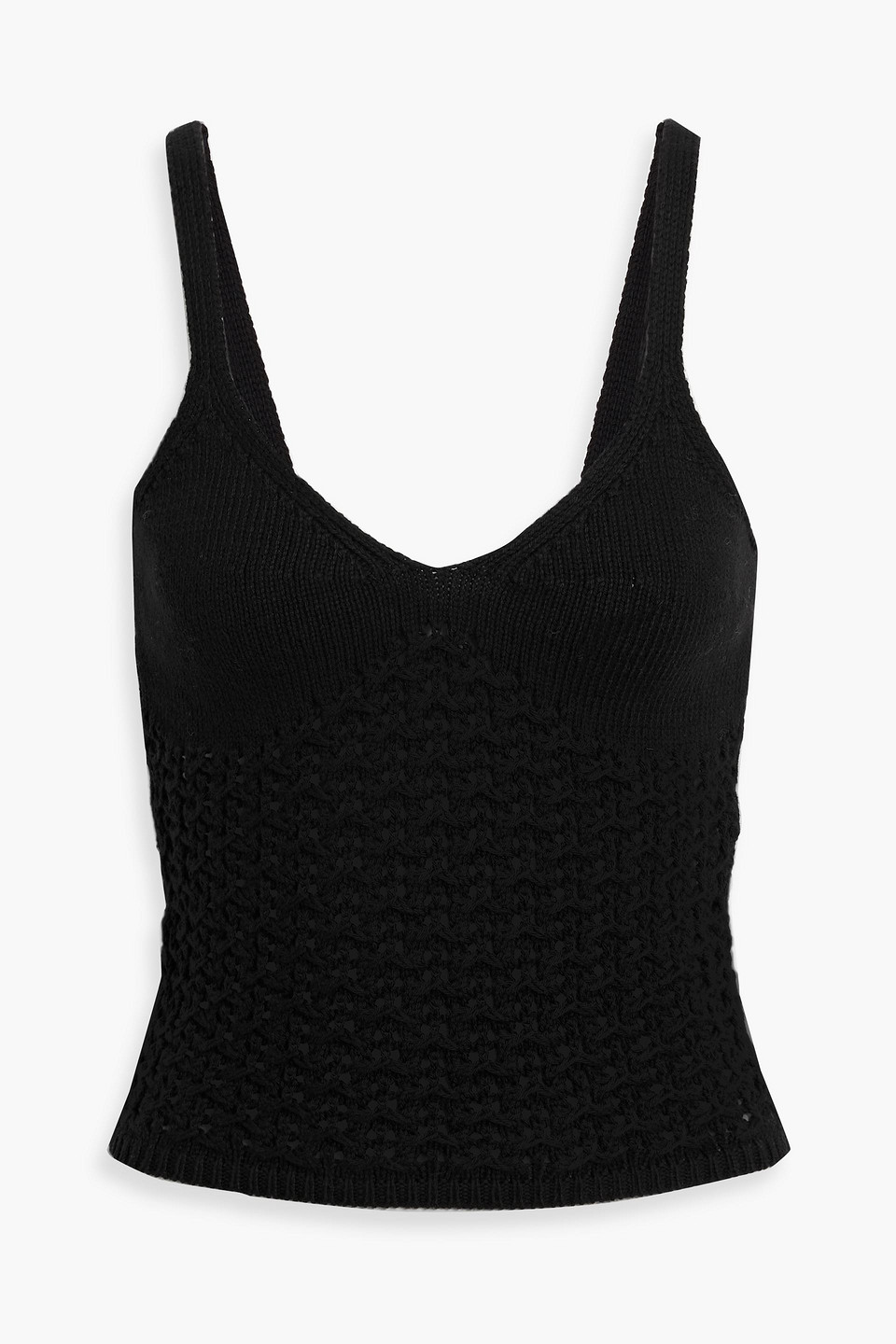 Crocheted Pima cotton camisole