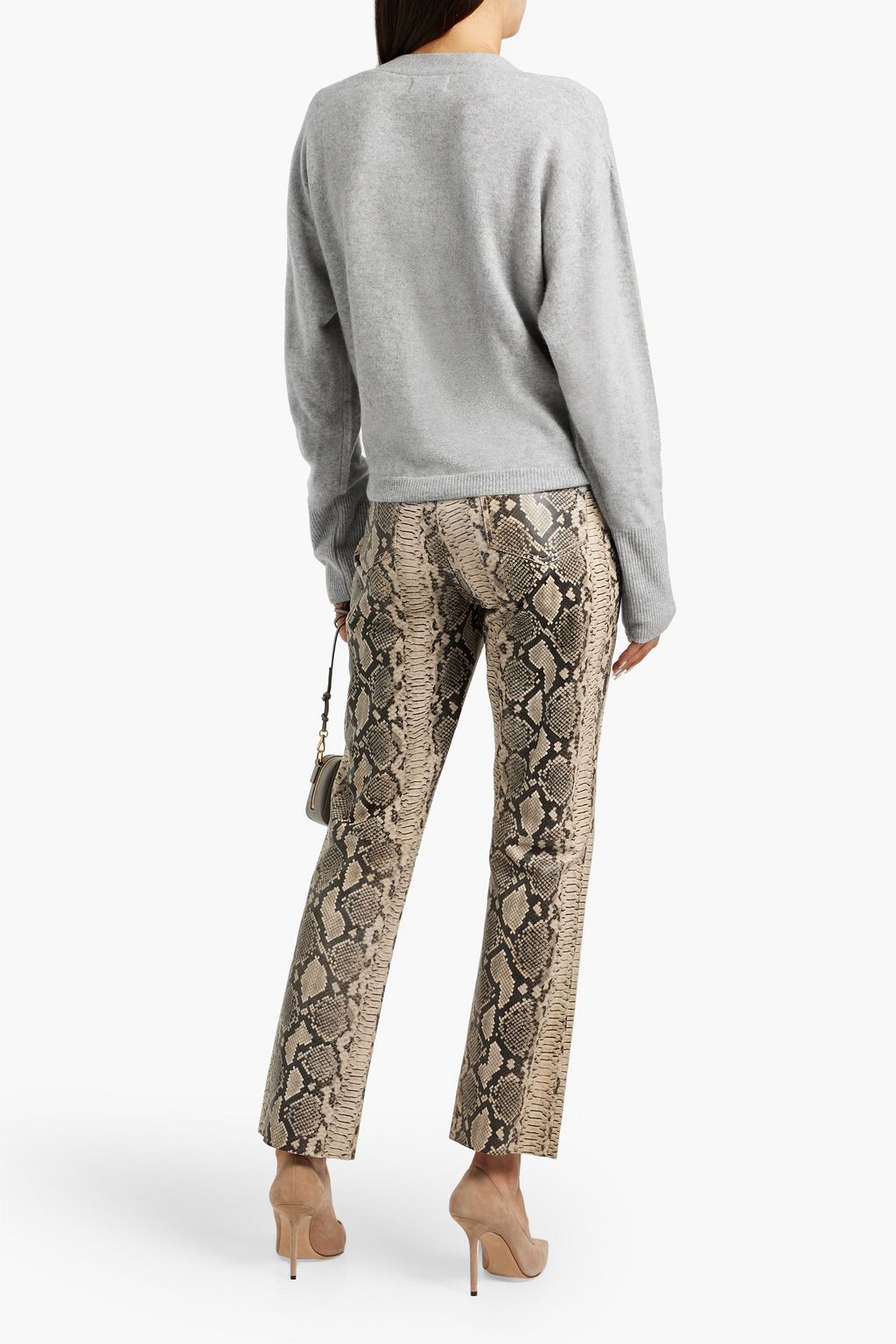 NAADAM Mélange cashmere cardigan
