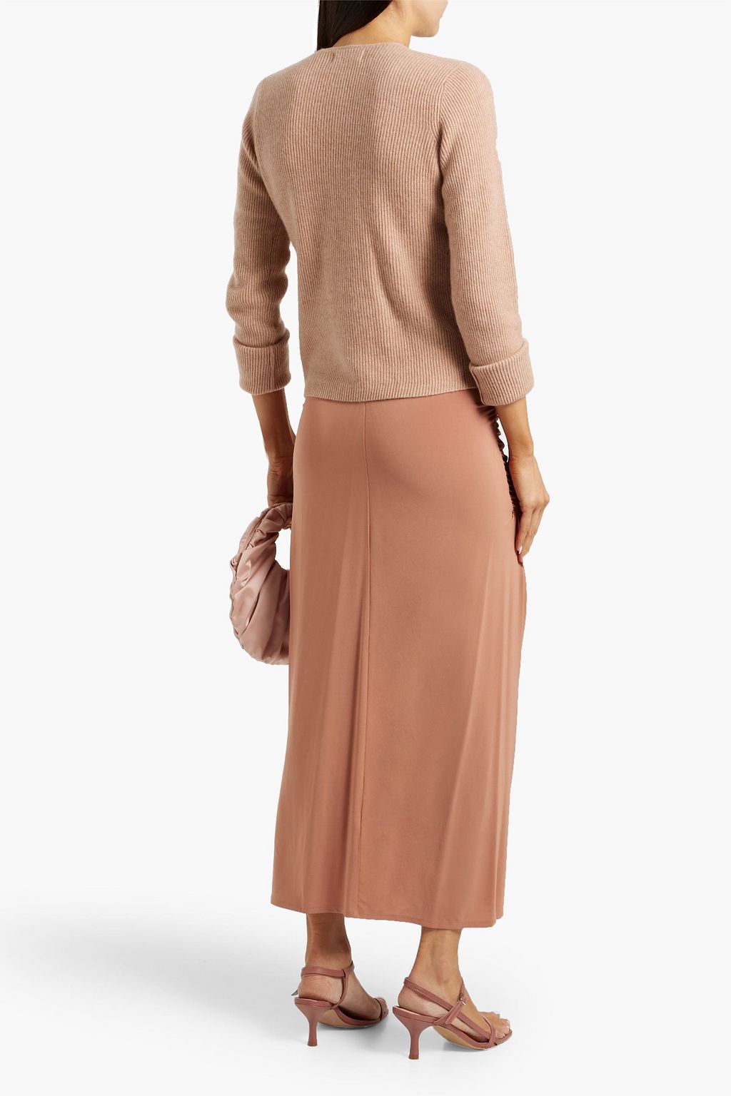 NAADAM Double-breasted ribbed cashmere cardigan