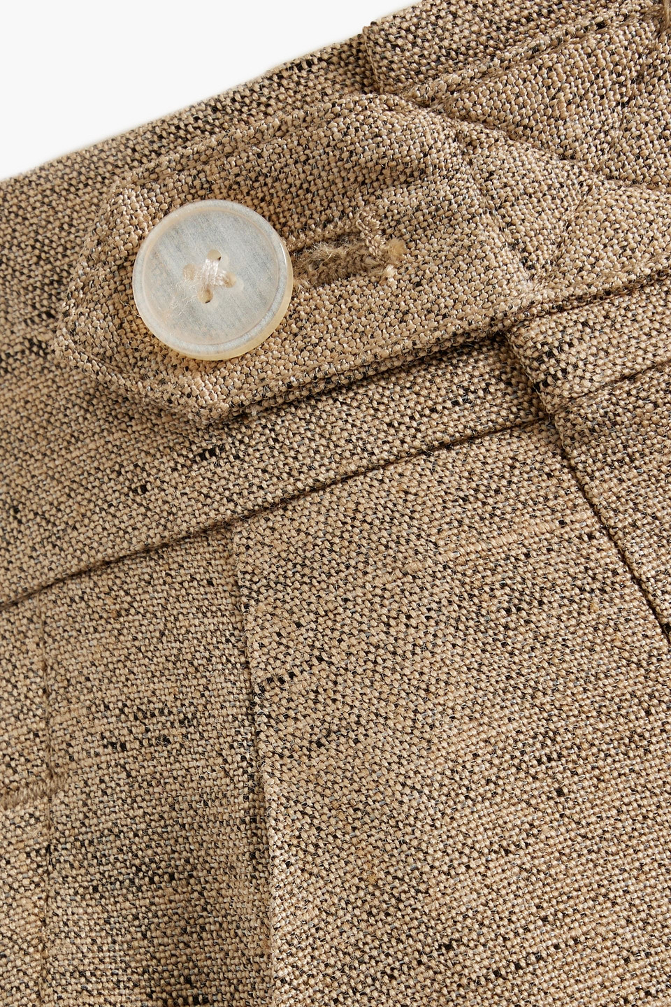 Shop 3.1 Phillip Lim Tweed Wide-leg Pants In Mushroom