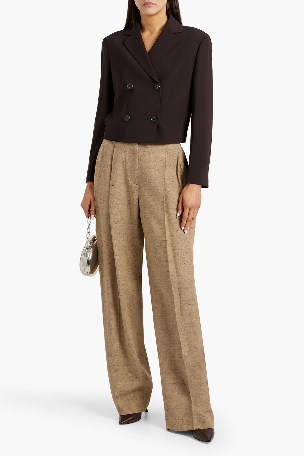 3.1 PHILLIP LIM Tweed wide-leg pants