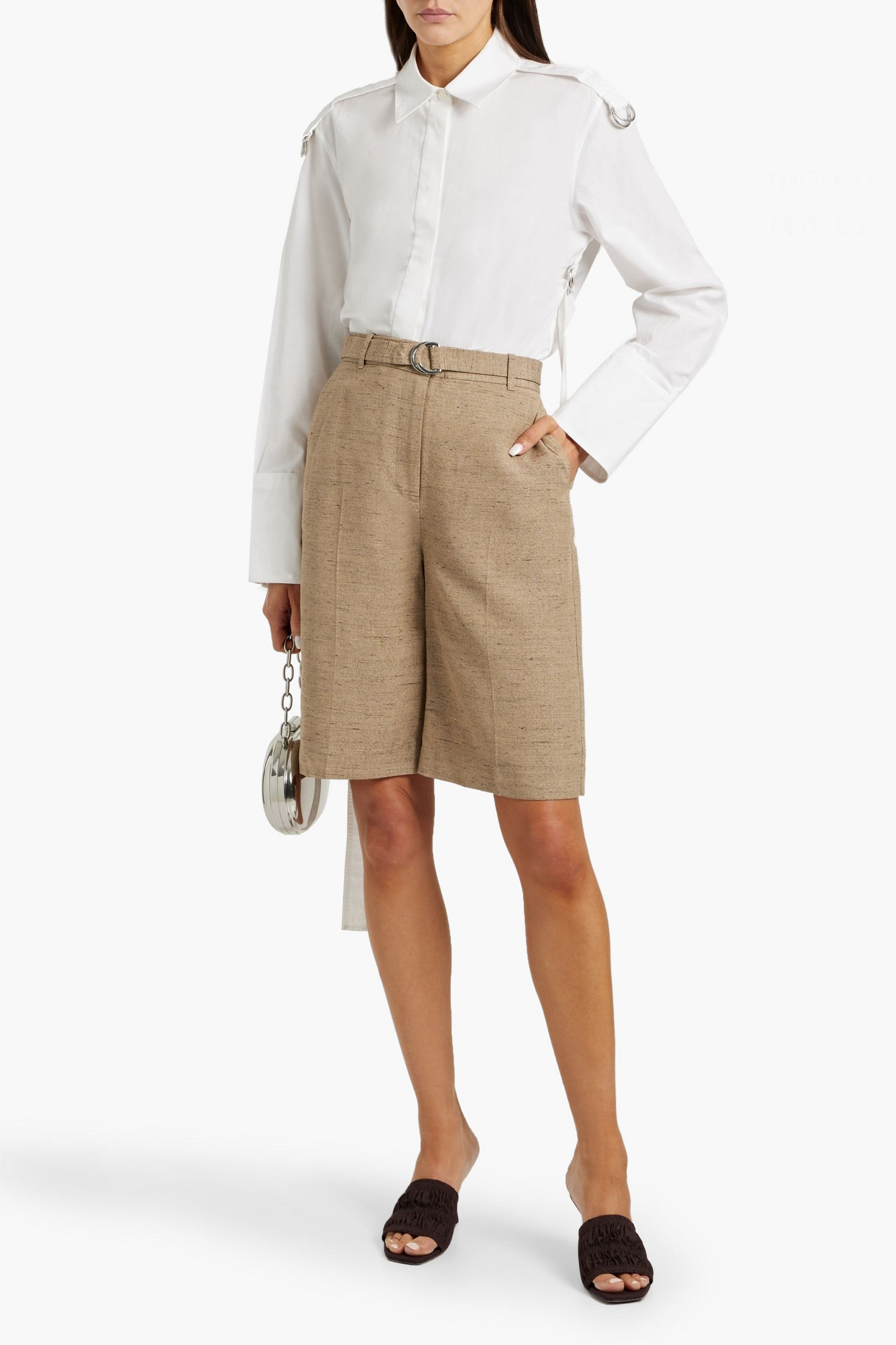 3.1 Phillip Lim Belted tweed shorts
