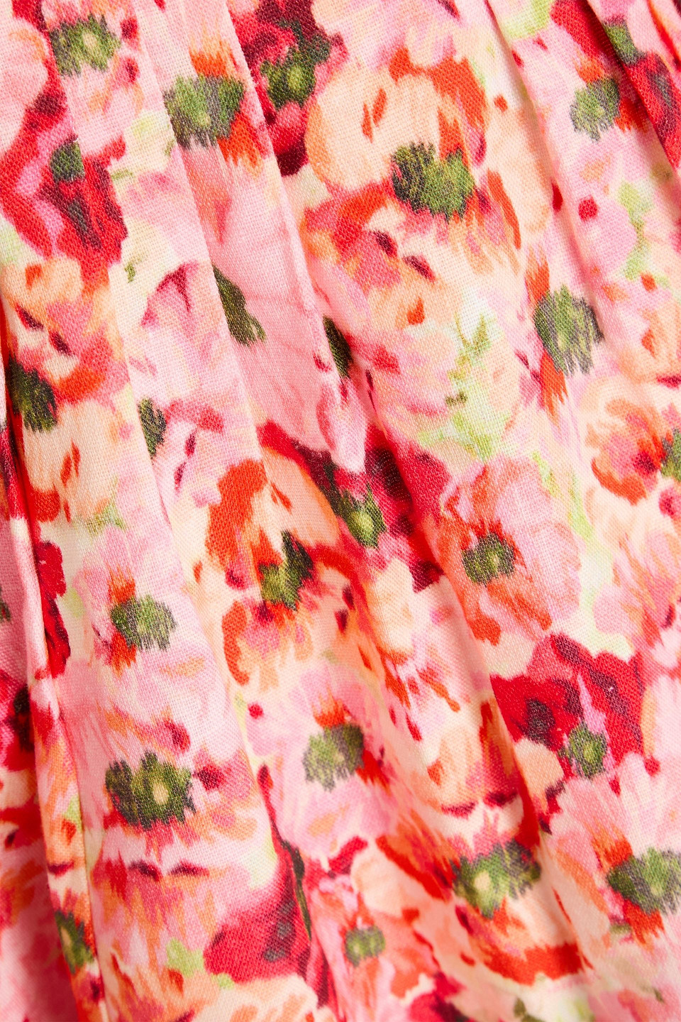 Zimmermann Short Linen Lightburst Dress For Women In Pink