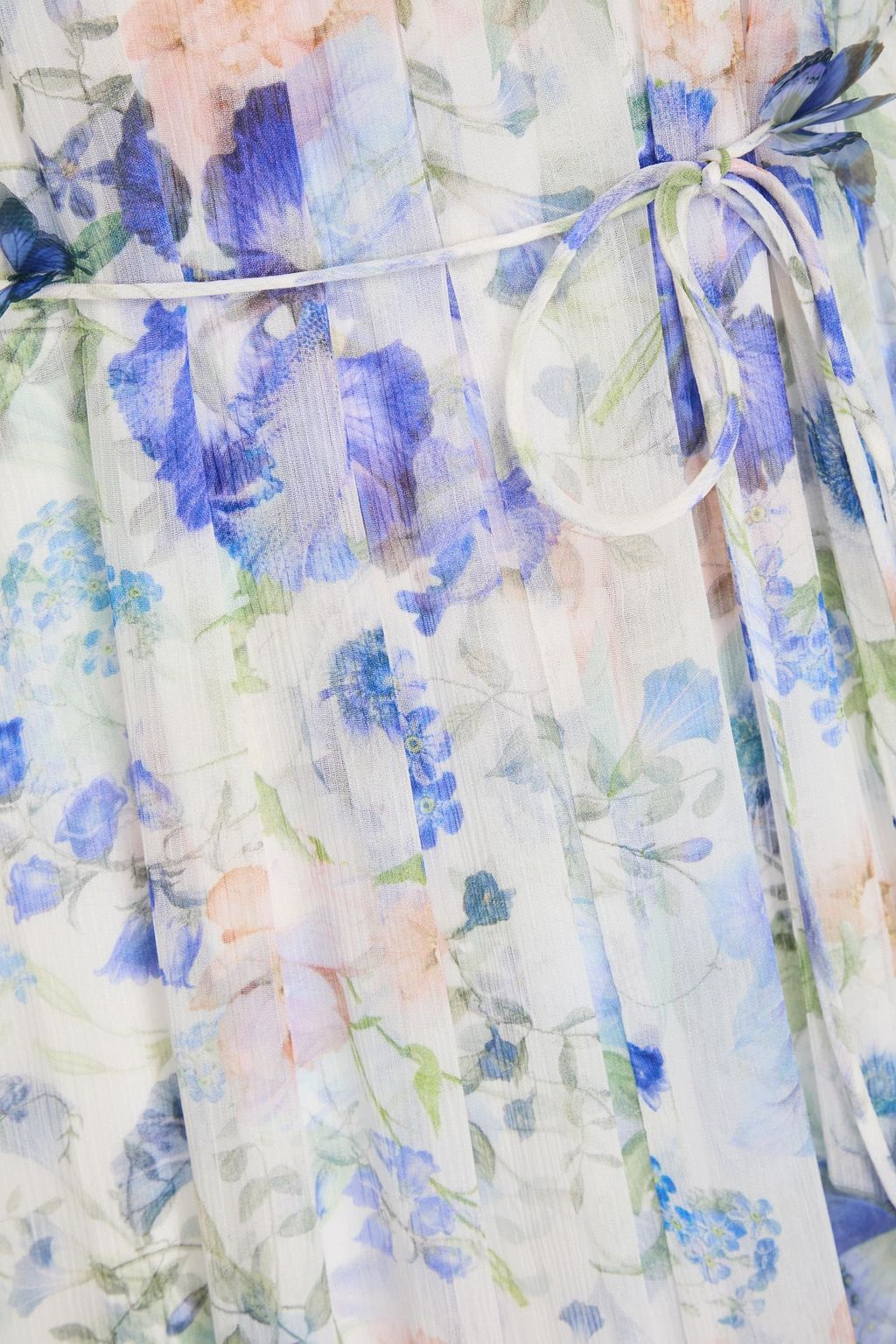 ZIMMERMANN Floral-print crepon midi dress
