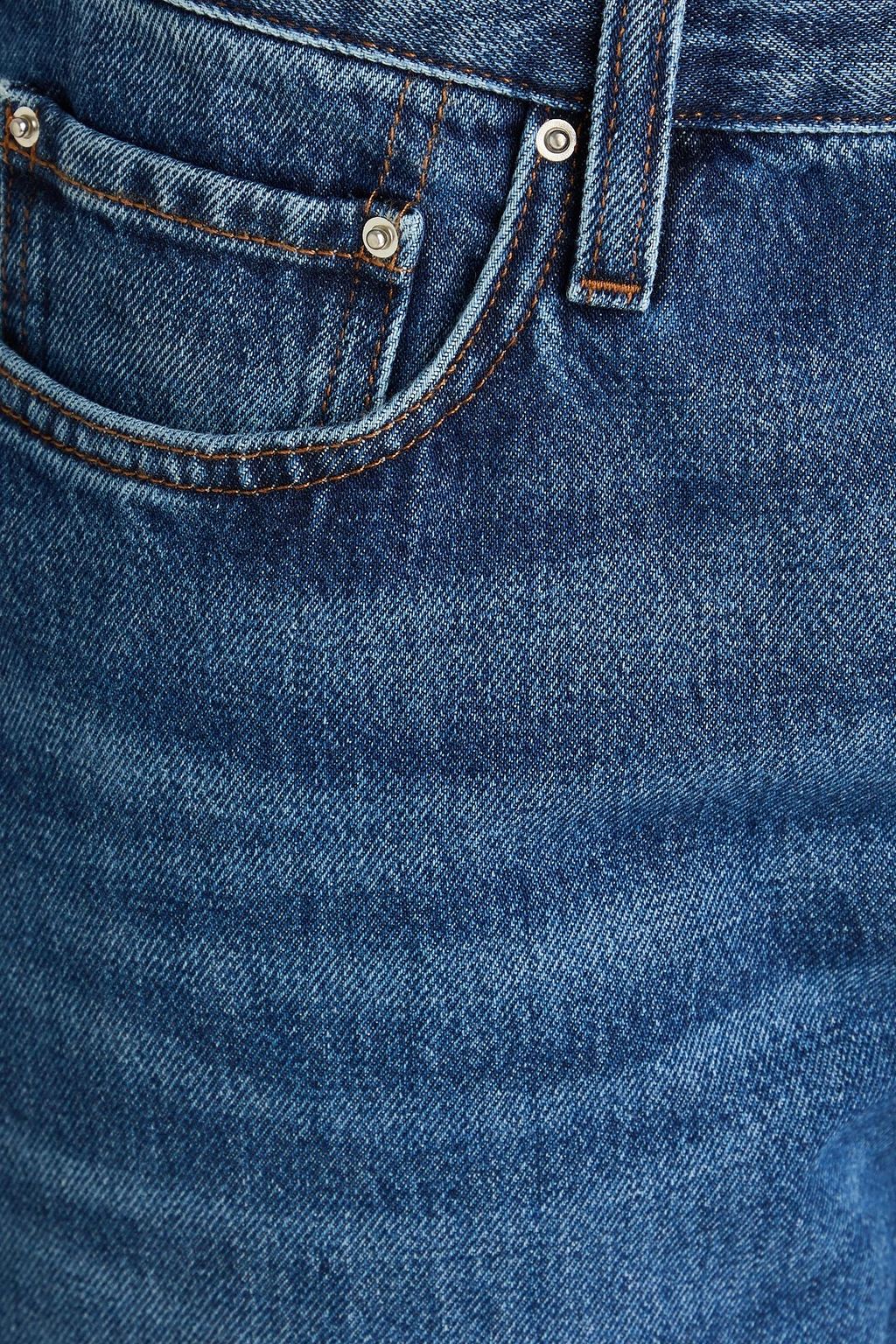 TOTEME High-rise straight-leg jeans