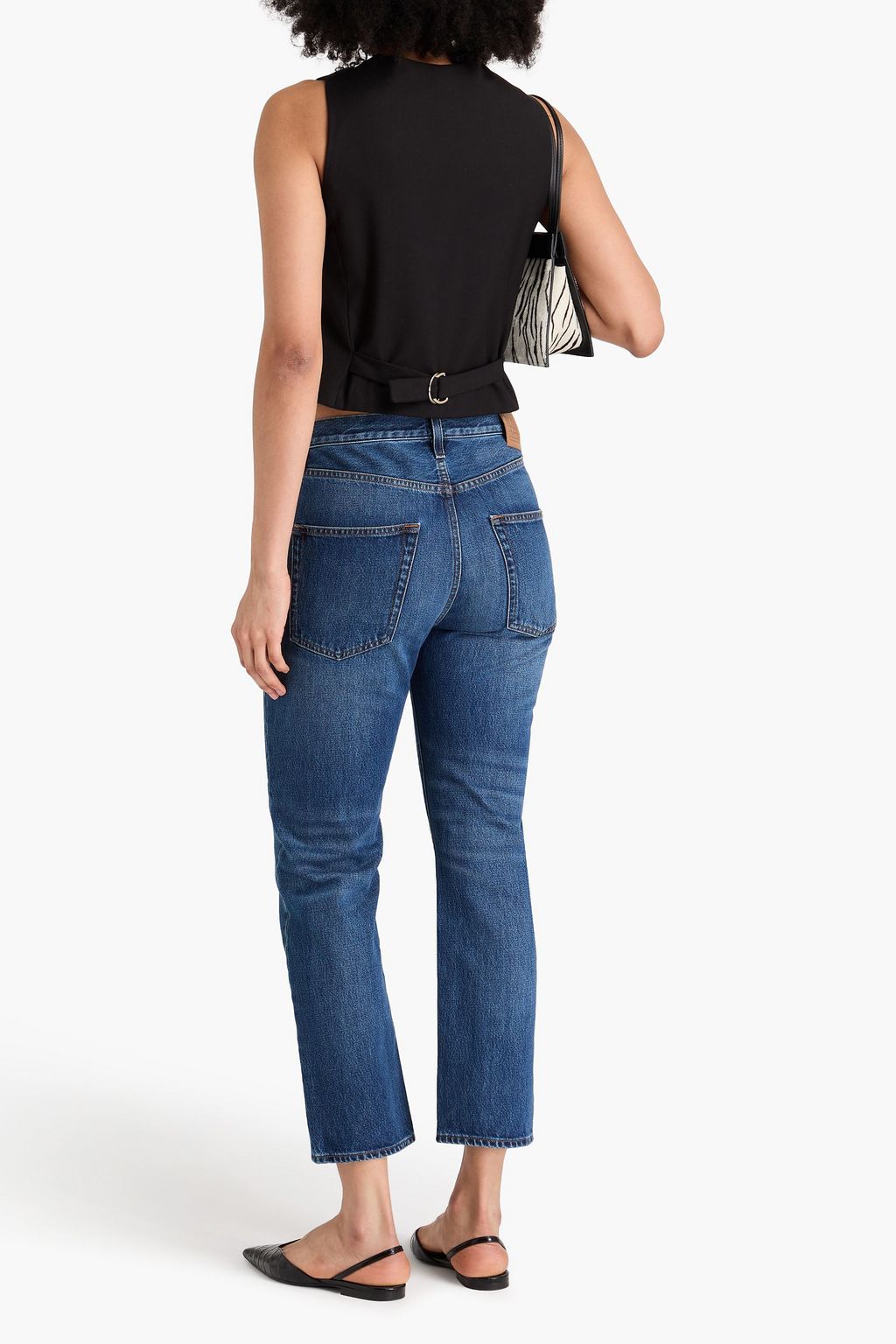 TOTEME High-rise straight-leg jeans